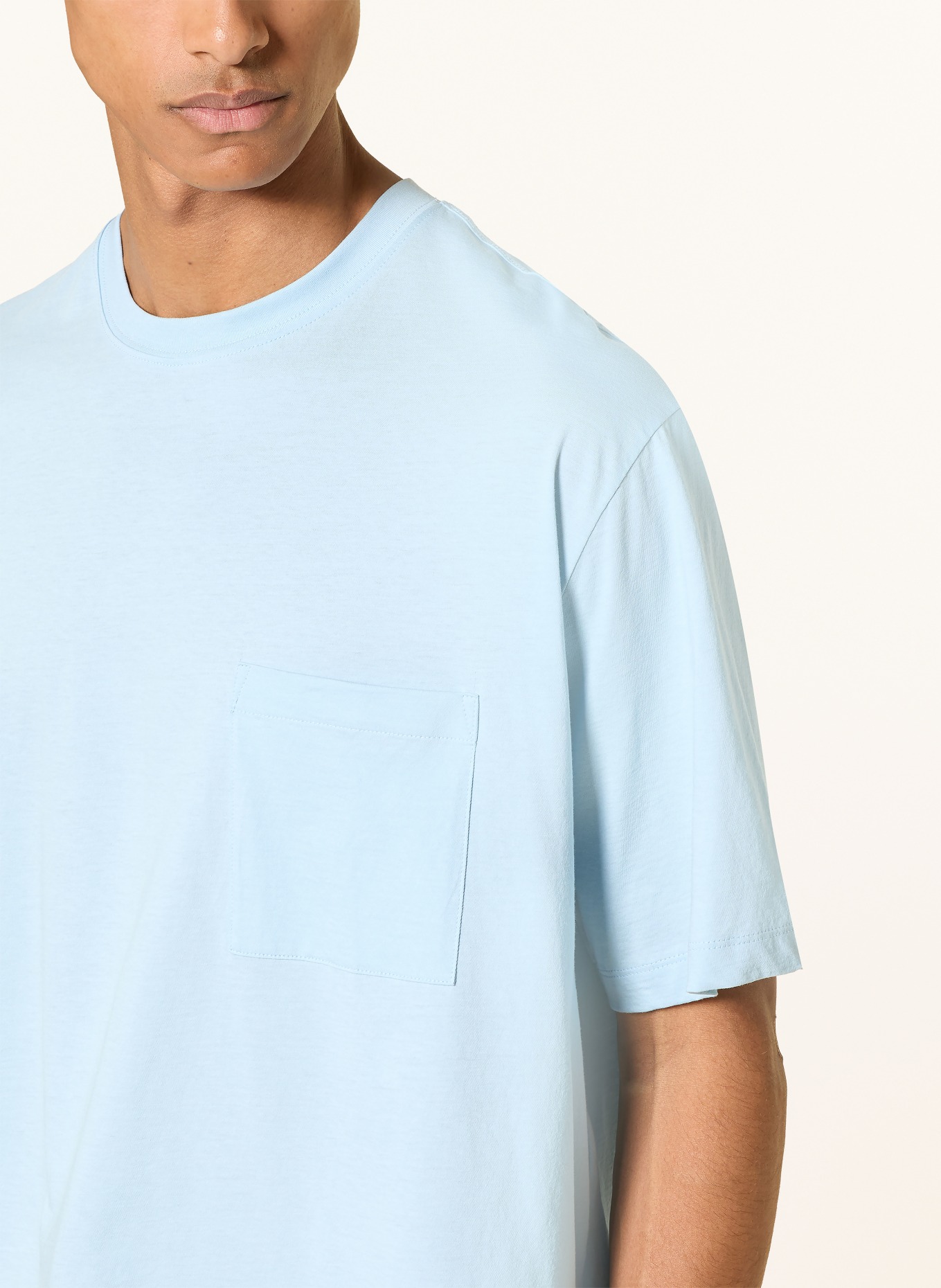 ARKET T-shirt: LIGHT BLUE