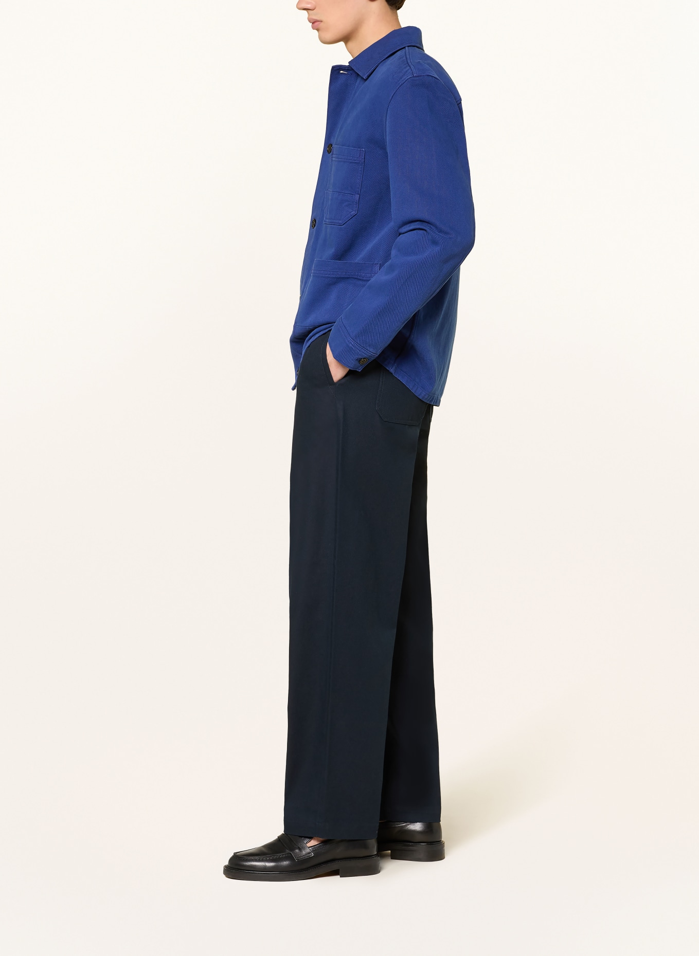 ARKET Regular-Fit Chinos: DARK BLUE