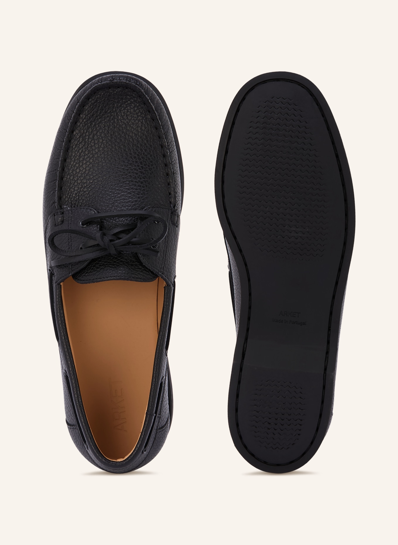 ARKET Chaussures bateau: NOIR
