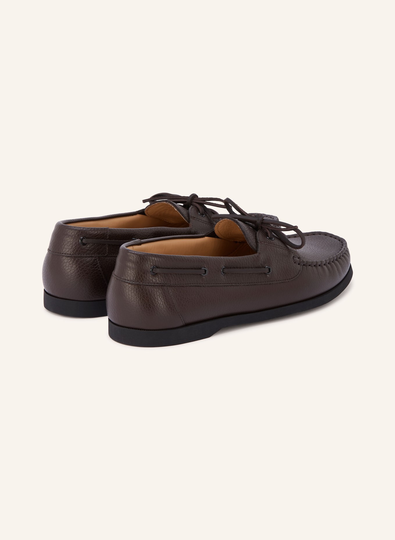 ARKET Chaussures bateau: MARRON FONCÉ