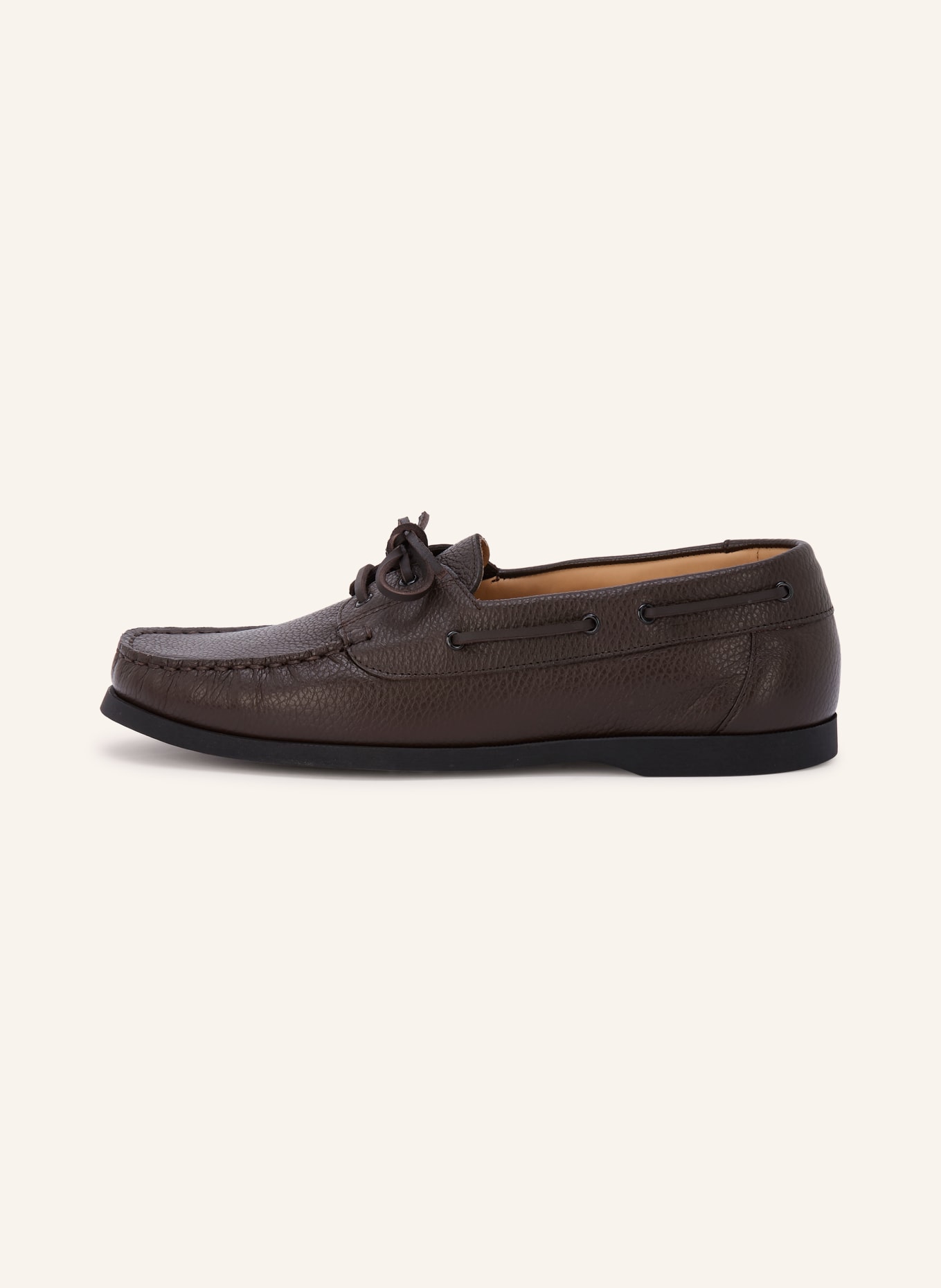 ARKET Chaussures bateau: MARRON FONCÉ