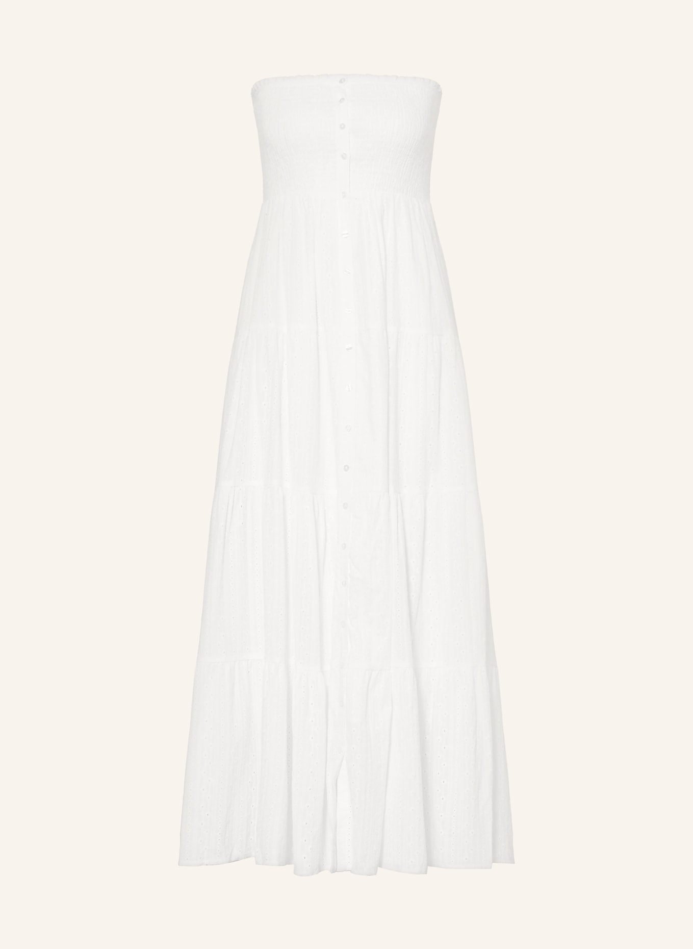 NINETY-9 Off-Shoulder-Kleid BREEZE: WEISS