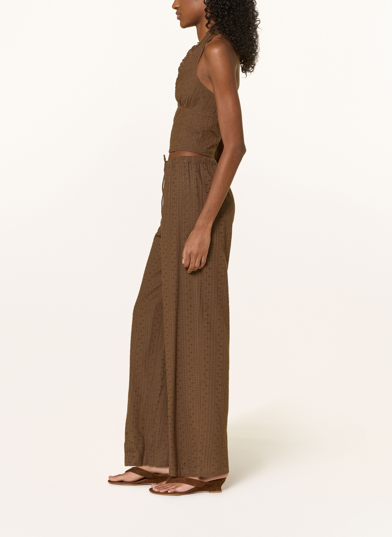 NINETY-9 BREEZE Pants: DARK BROWN