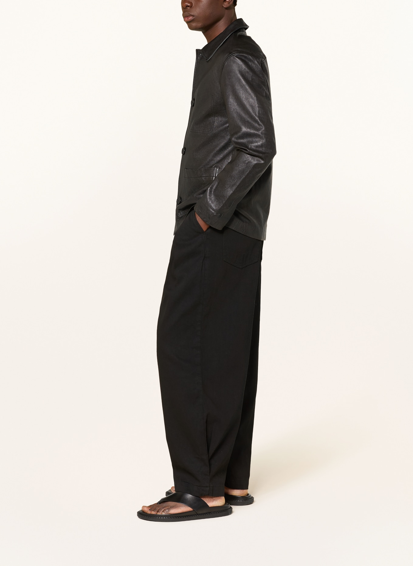 ALLSAINTS Kalhoty BECCO Regular Fit: 5 BLACK