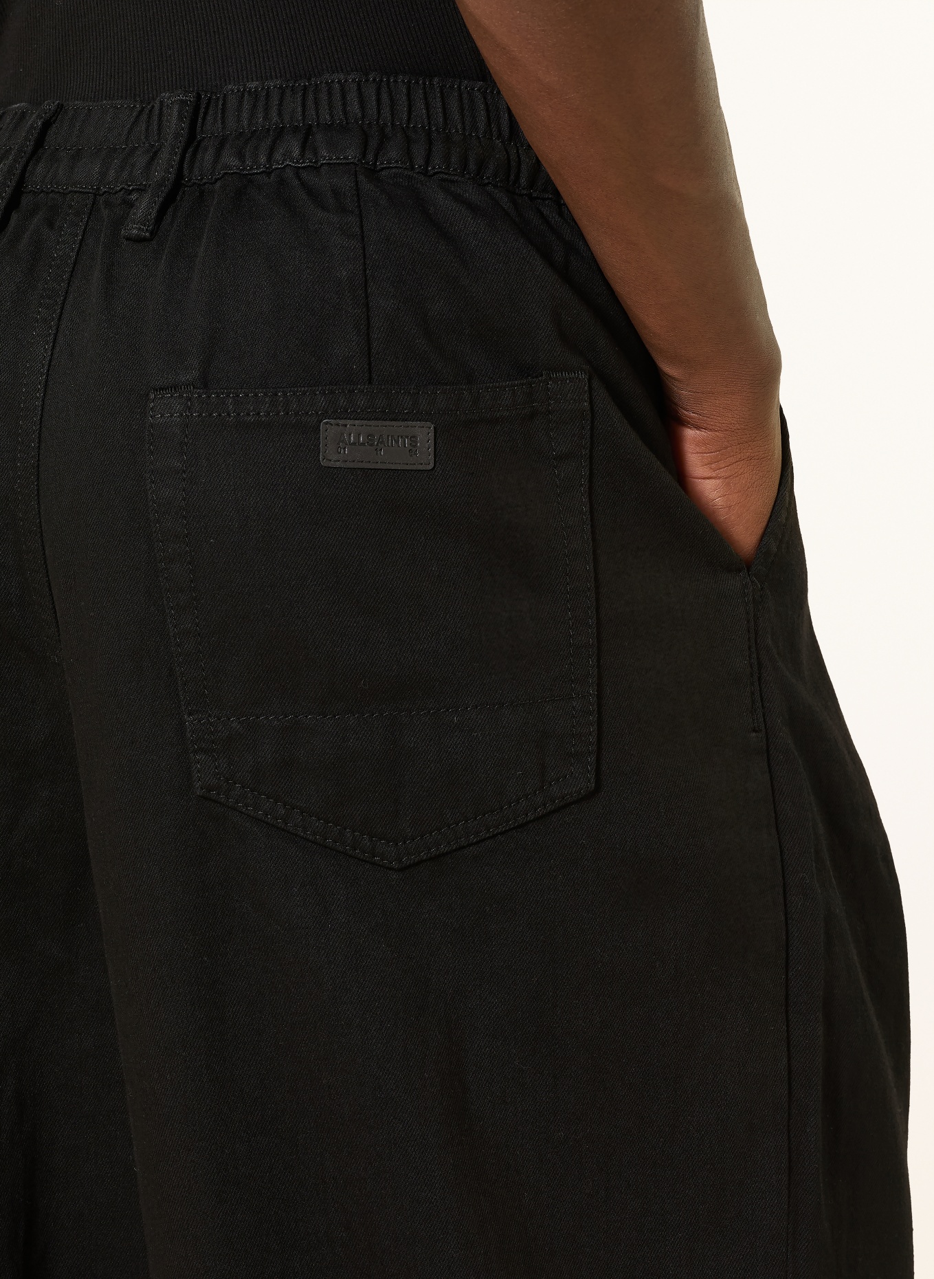 ALLSAINTS Kalhoty BECCO Regular Fit: 5 BLACK