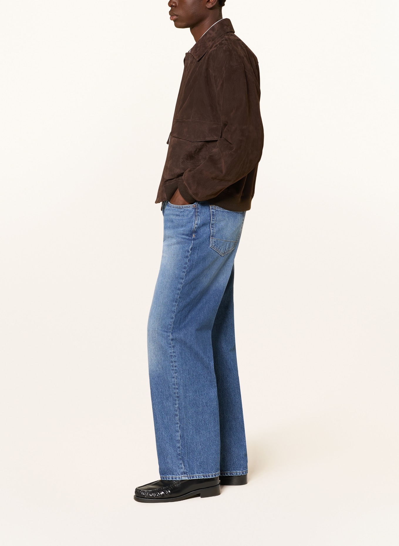 ALLSAINTS Džíny MULLEN Loose Fit: 2846 Mid Indigo