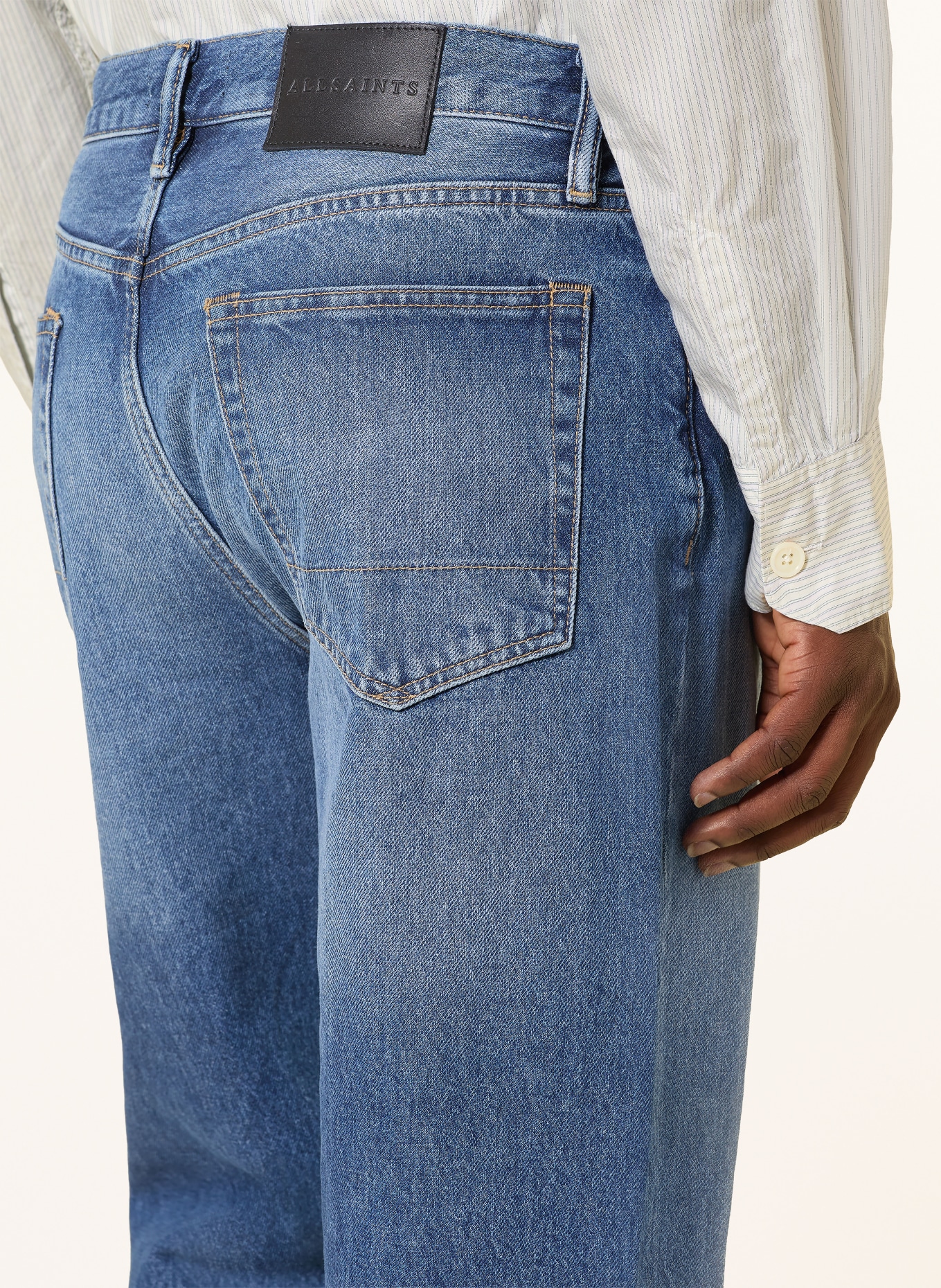 ALLSAINTS Džíny MULLEN Loose Fit: 2846 Mid Indigo