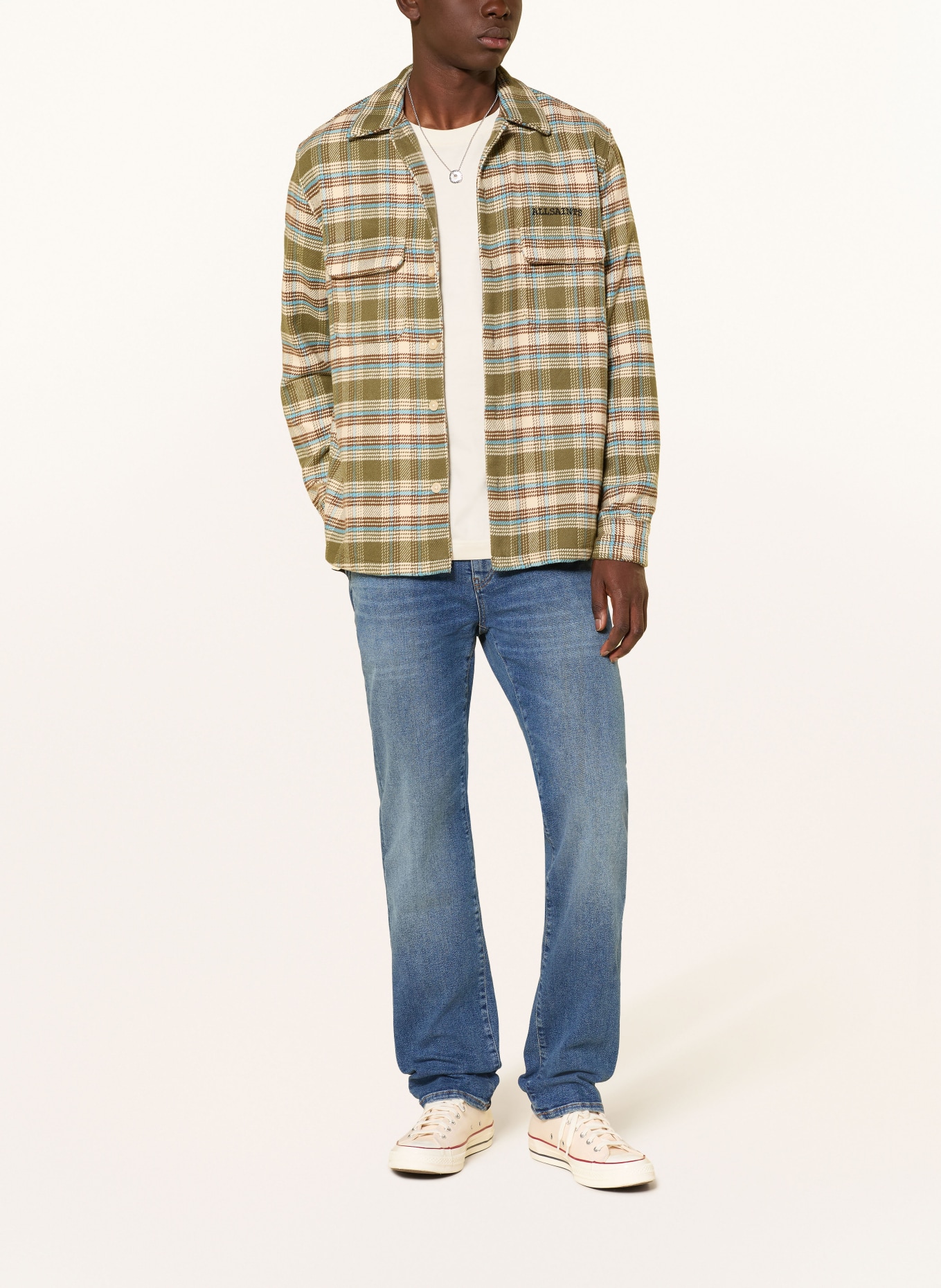 ALLSAINTS Džíny SID Skinny Straight Fit: 10496 ROYAL INDIGO