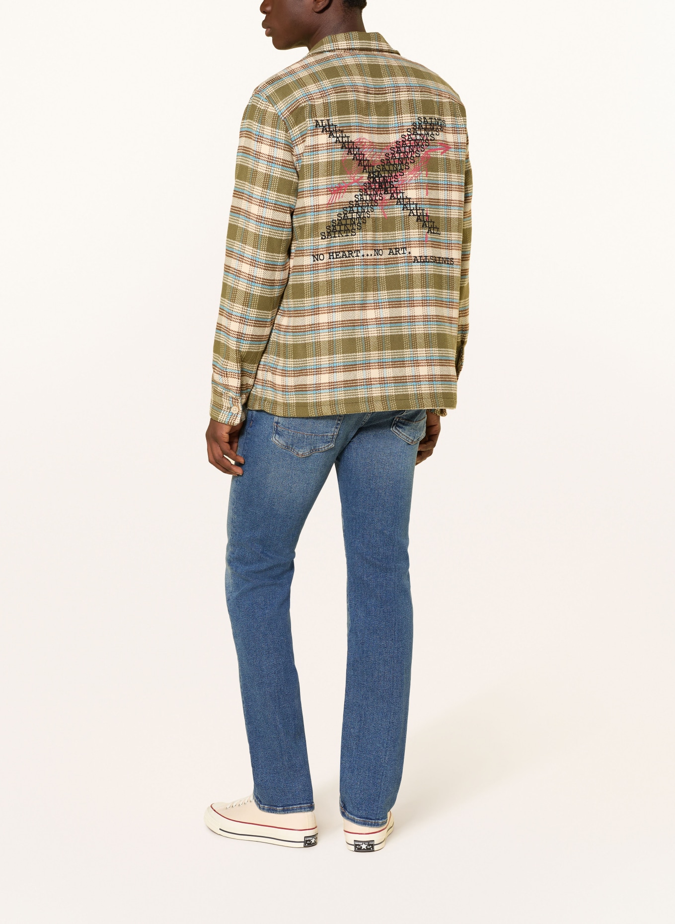 ALLSAINTS Džíny SID Skinny Straight Fit: 10496 ROYAL INDIGO