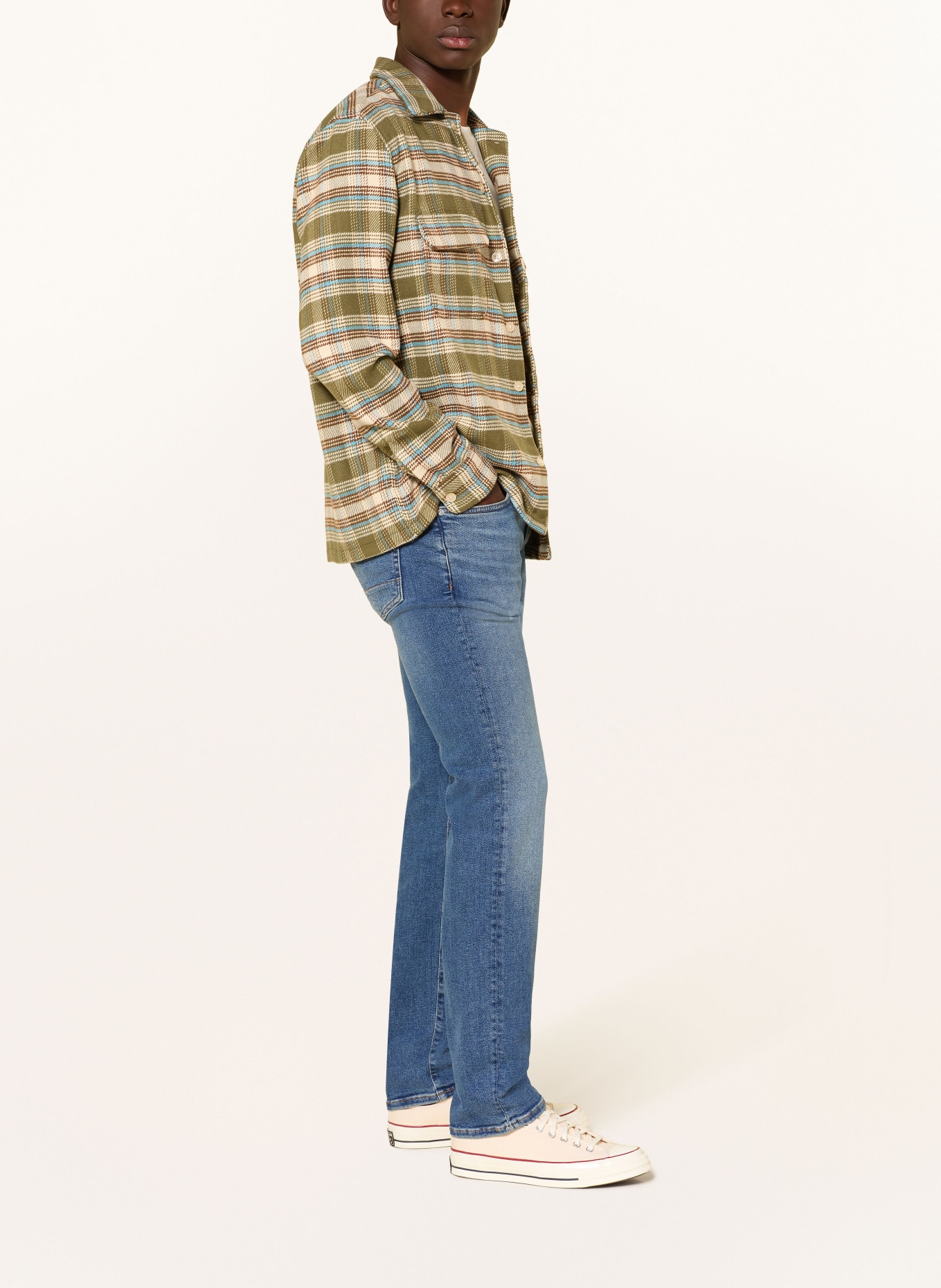 ALLSAINTS Džíny SID Skinny Straight Fit: 10496 ROYAL INDIGO