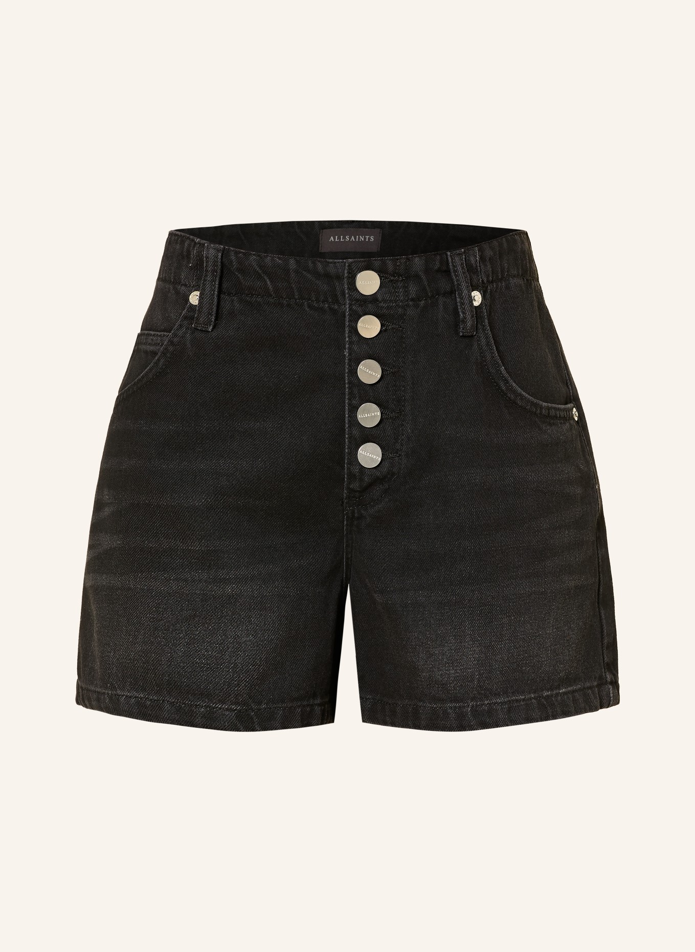 ALLSAINTS Jeansshorts TAY: 5 BLACK