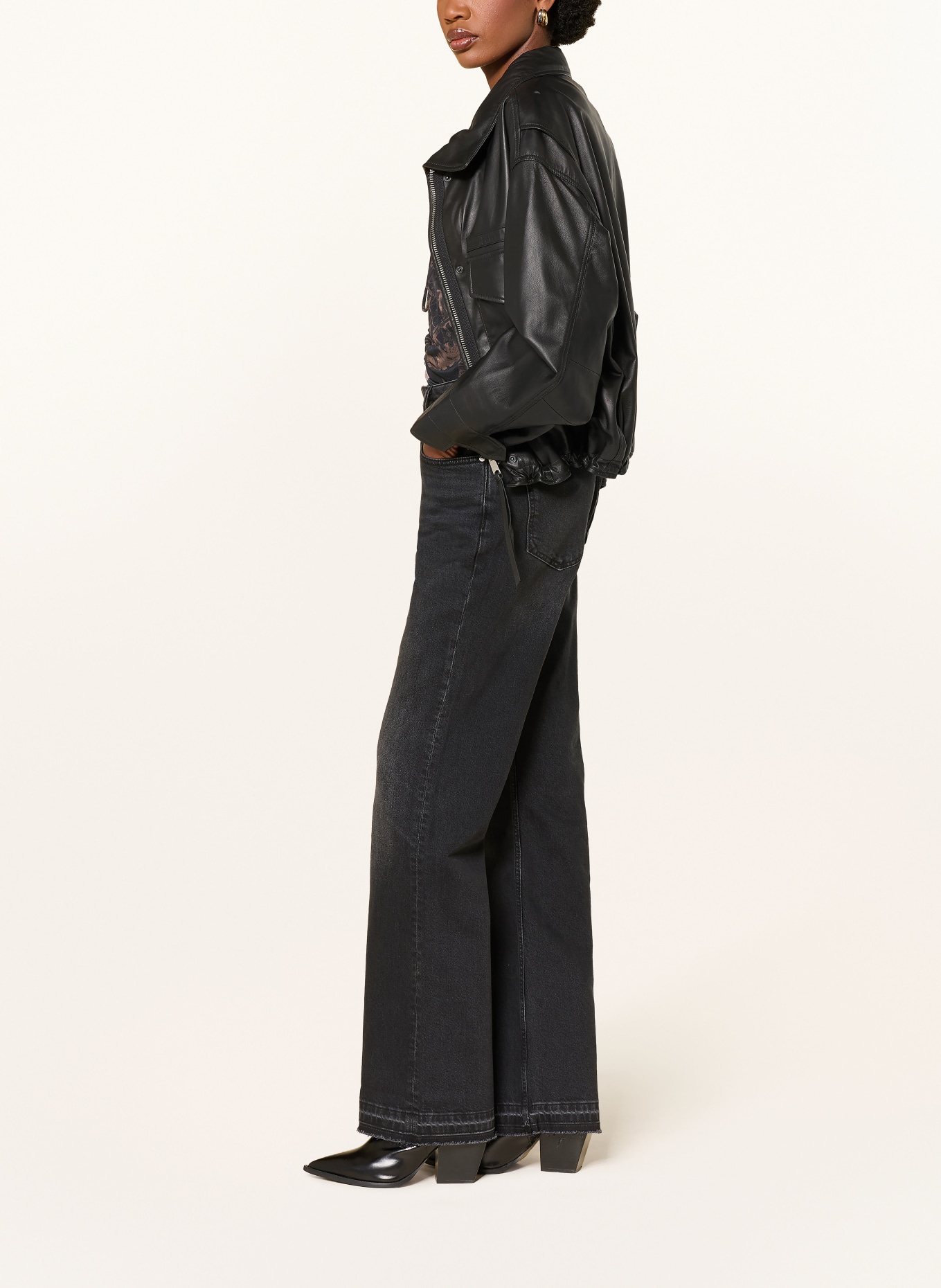 ALLSAINTS Jean bootcut FABLE: 162 Washed Black