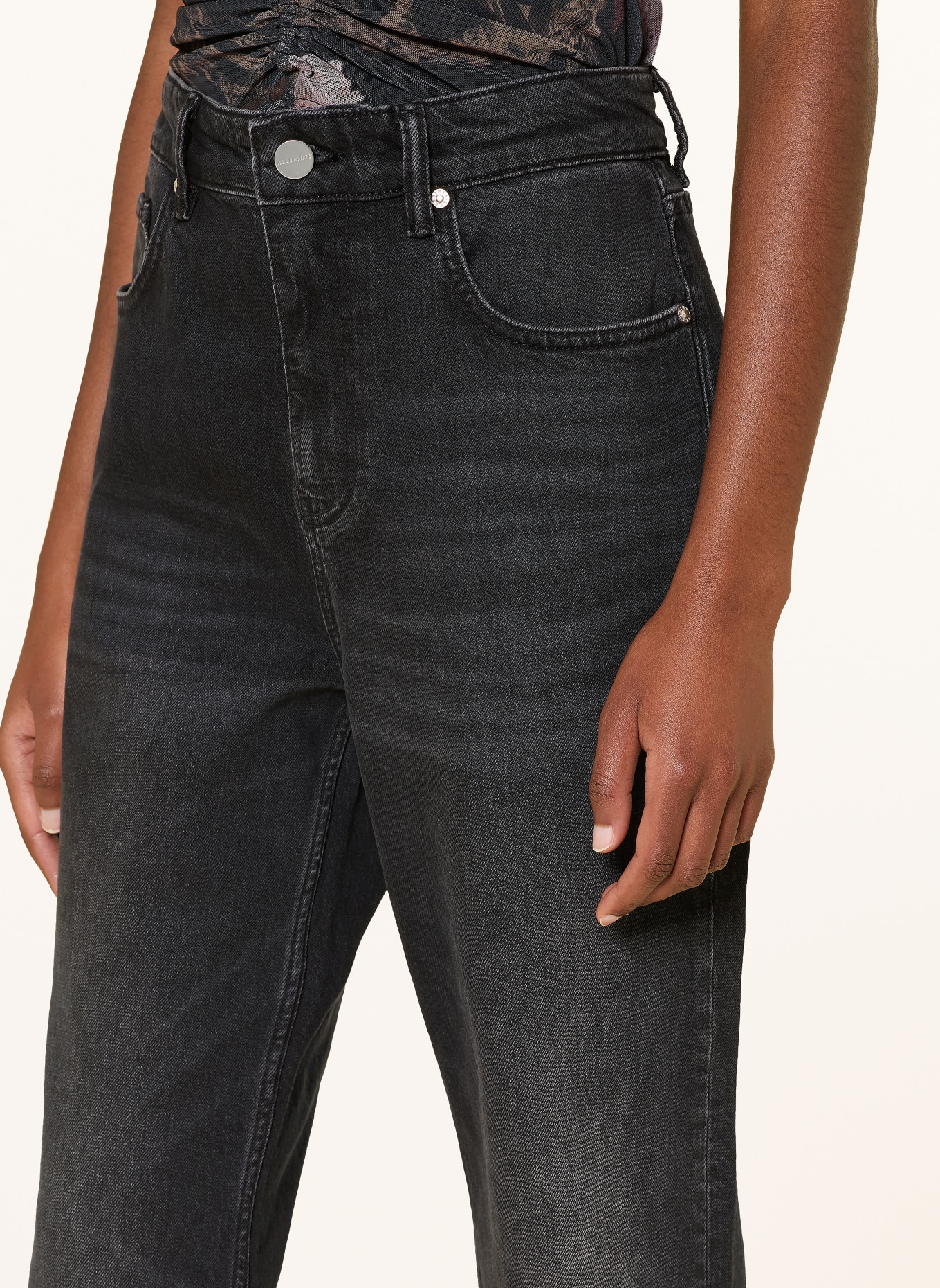 ALLSAINTS Jean bootcut FABLE: 162 Washed Black