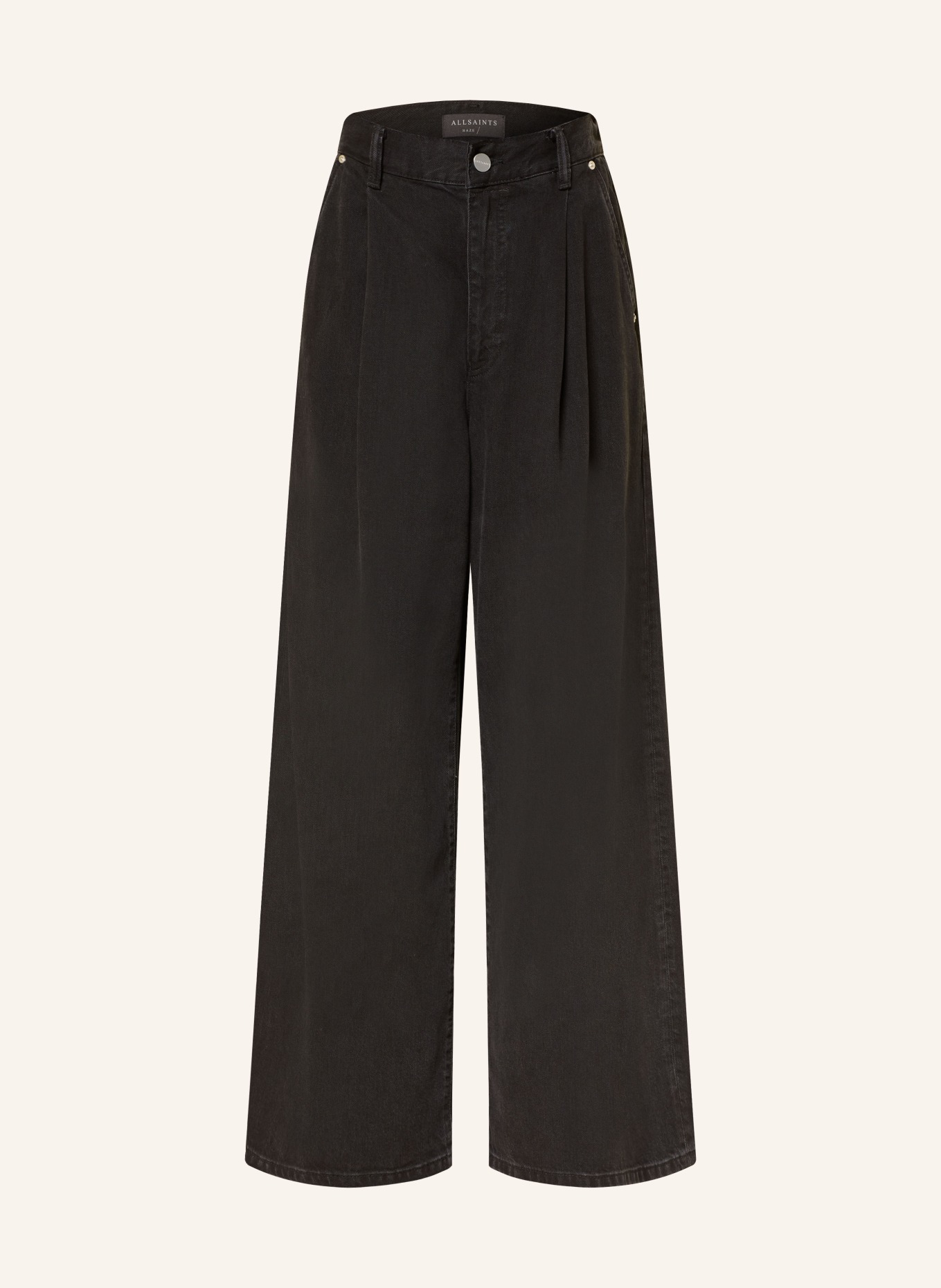 ALLSAINTS Jean à jambes larges HAZE: 162 Washed Black