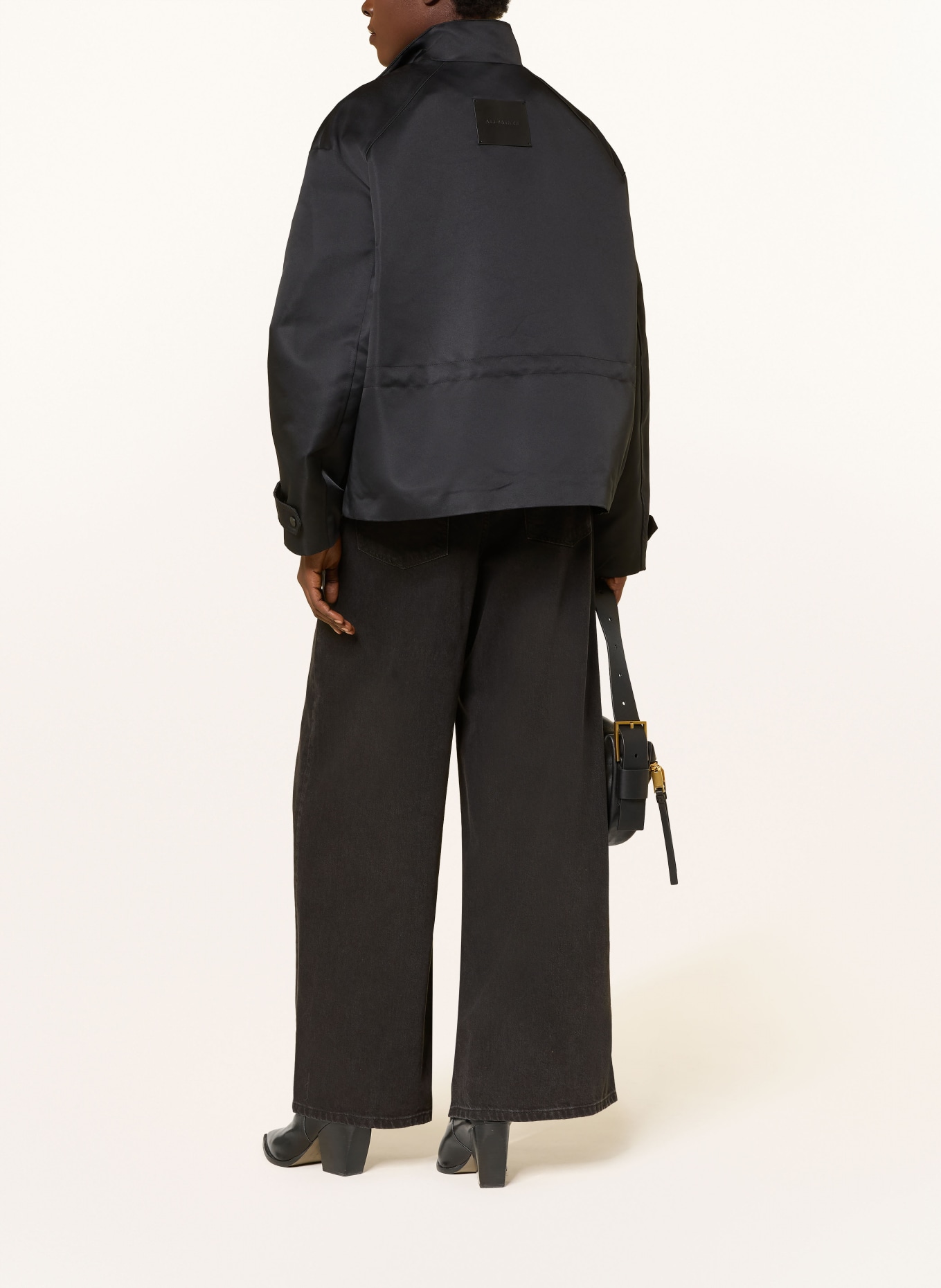ALLSAINTS Jean à jambes larges HAZE: 162 Washed Black
