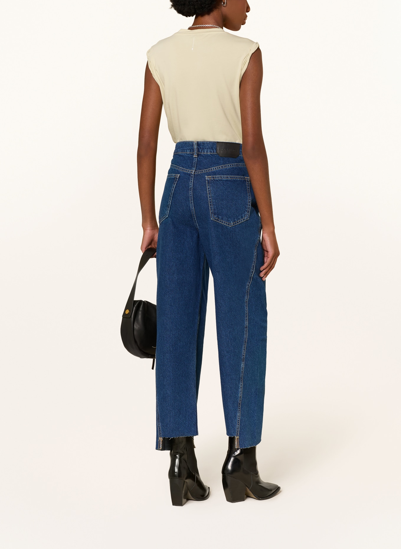ALLSAINTS Barrel Jeans FOX: 723 Dark Indigo