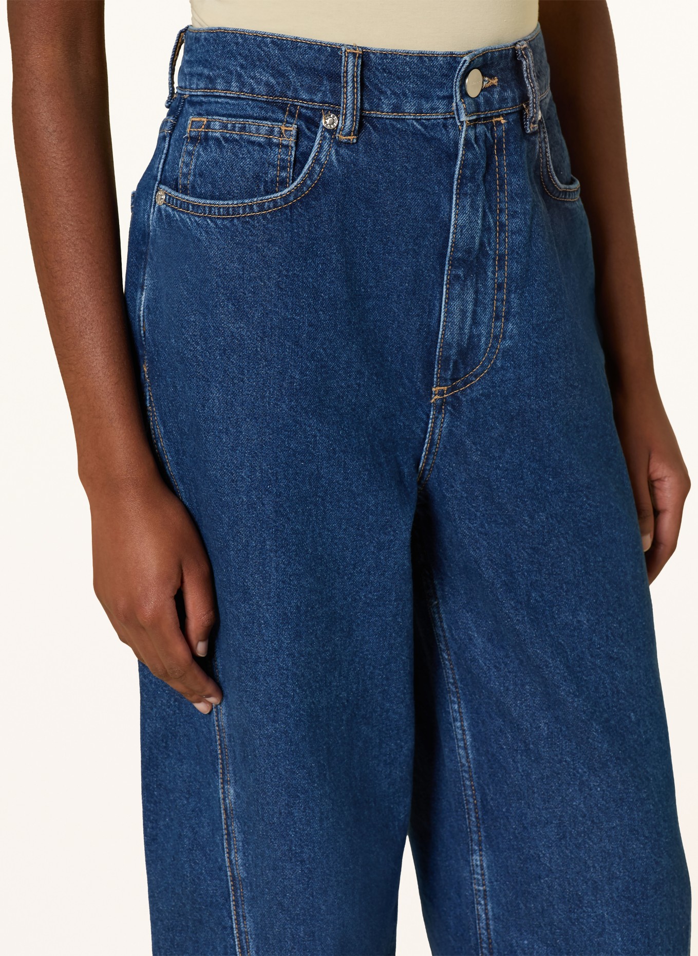 ALLSAINTS Barrel Jeans FOX: 723 Dark Indigo
