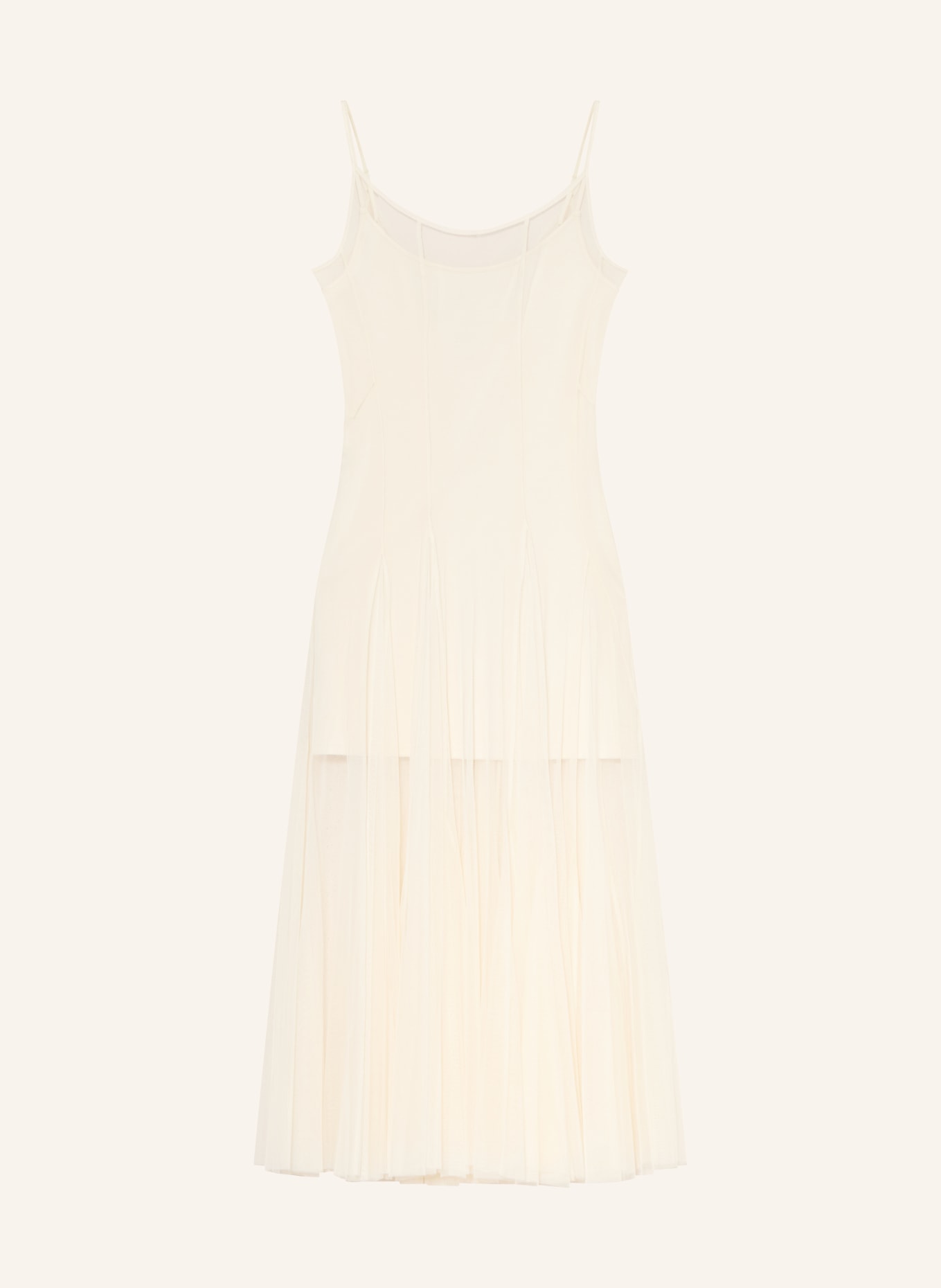 ALLSAINTS Robe en maille HARMONIA: CRÈME
