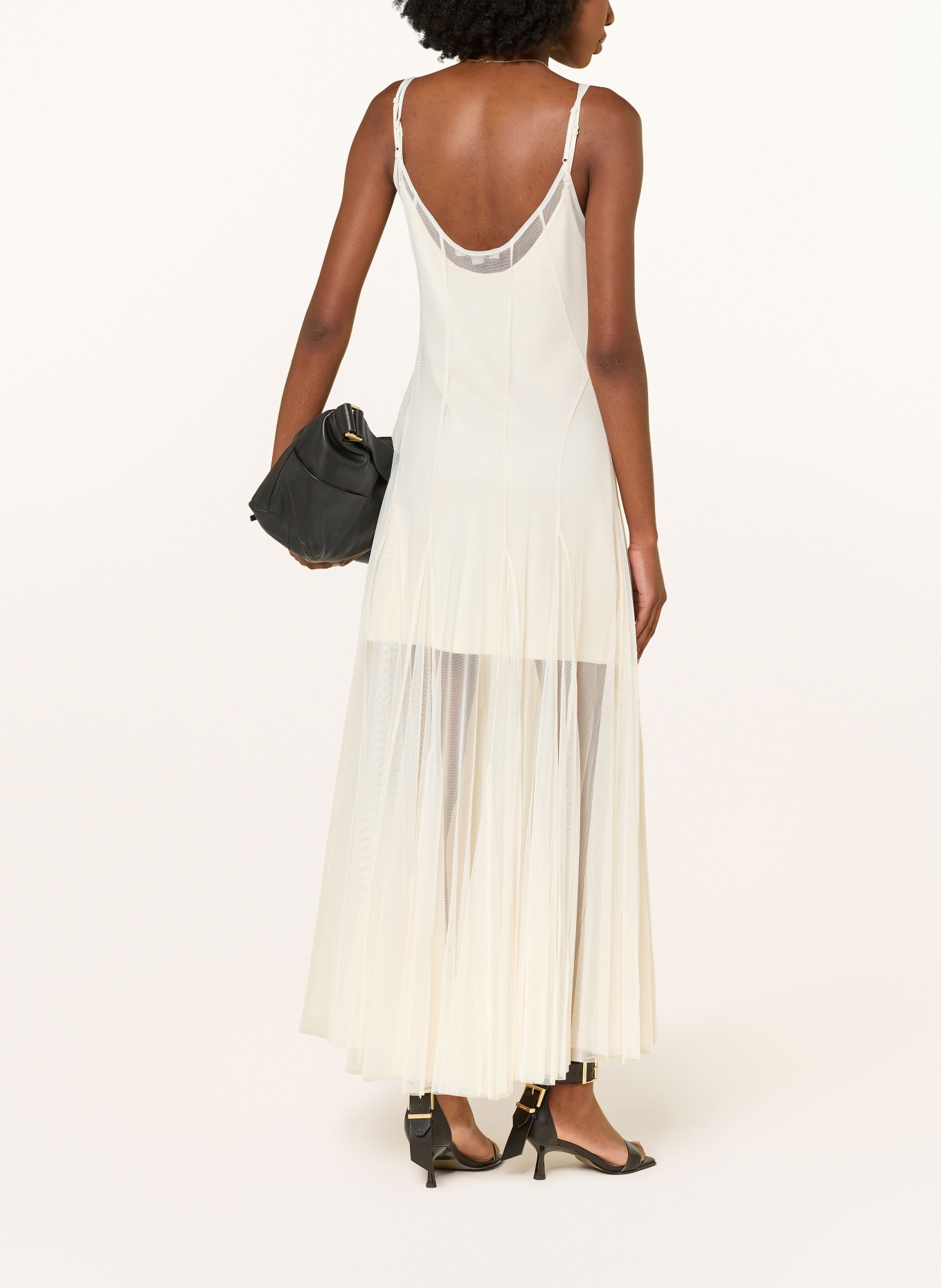 ALLSAINTS Robe en maille HARMONIA: CRÈME