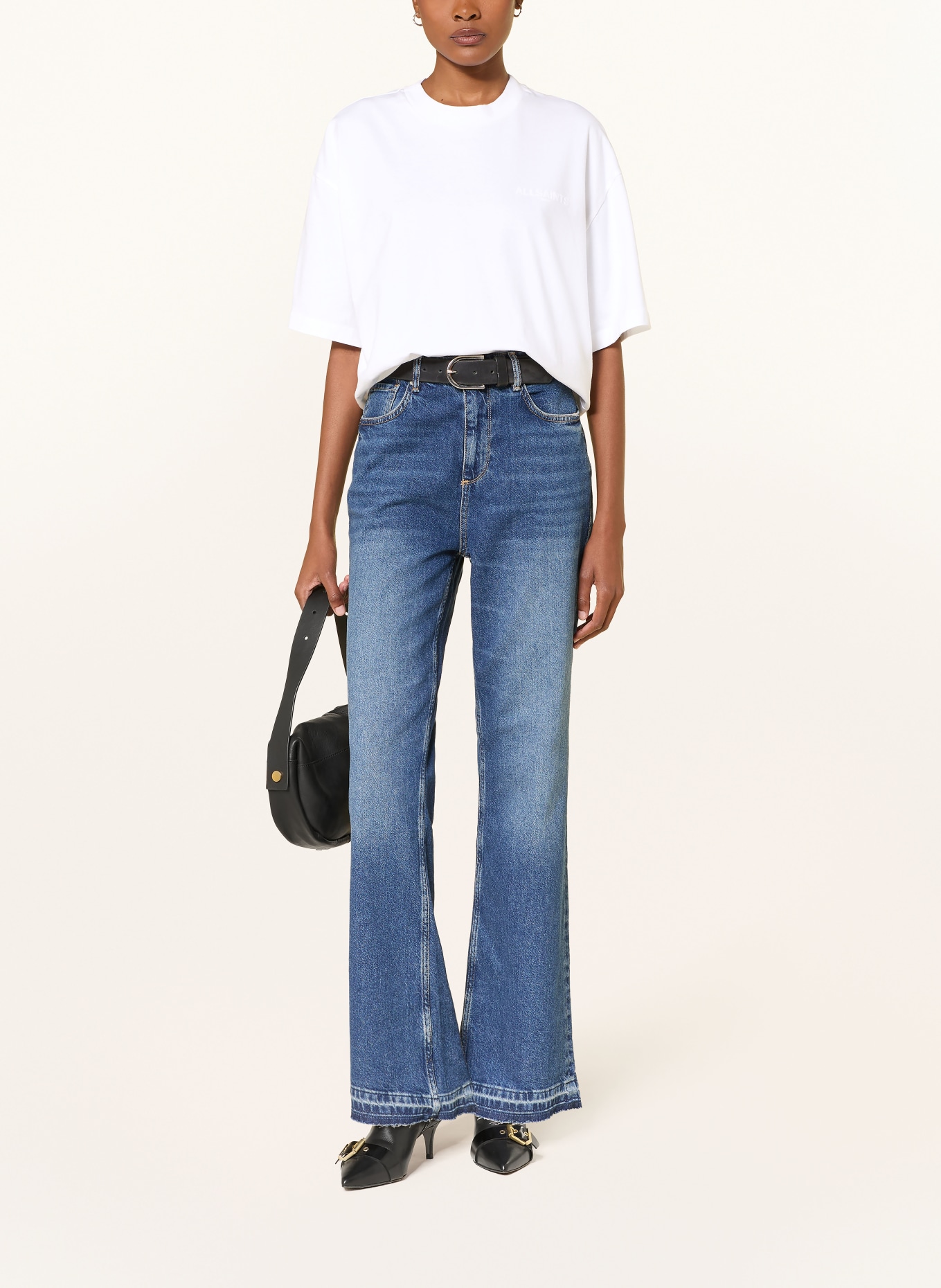 ALLSAINTS T-shirt MABEL ETTA: WIT