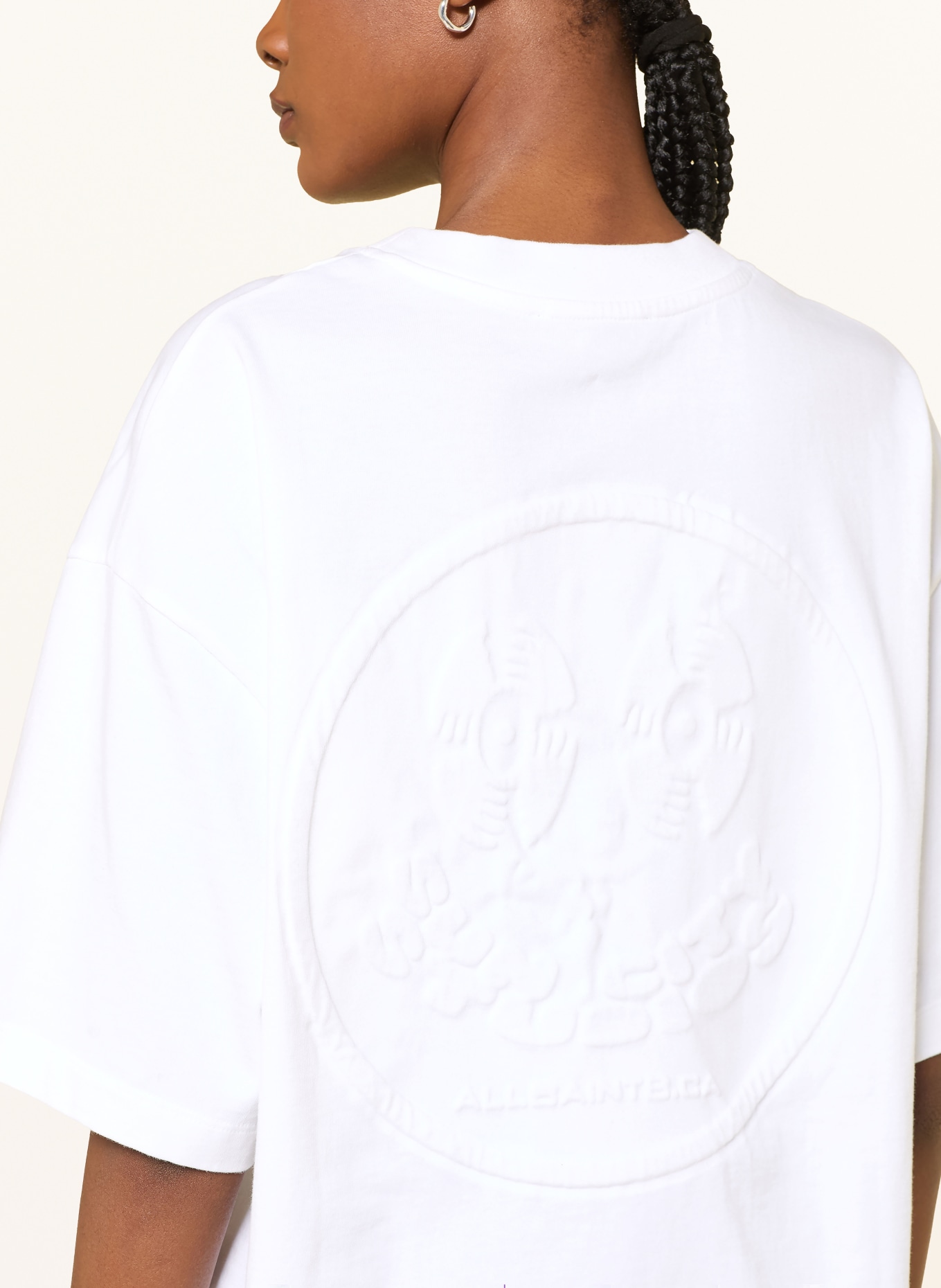 ALLSAINTS T-shirt MABEL ETTA: WIT