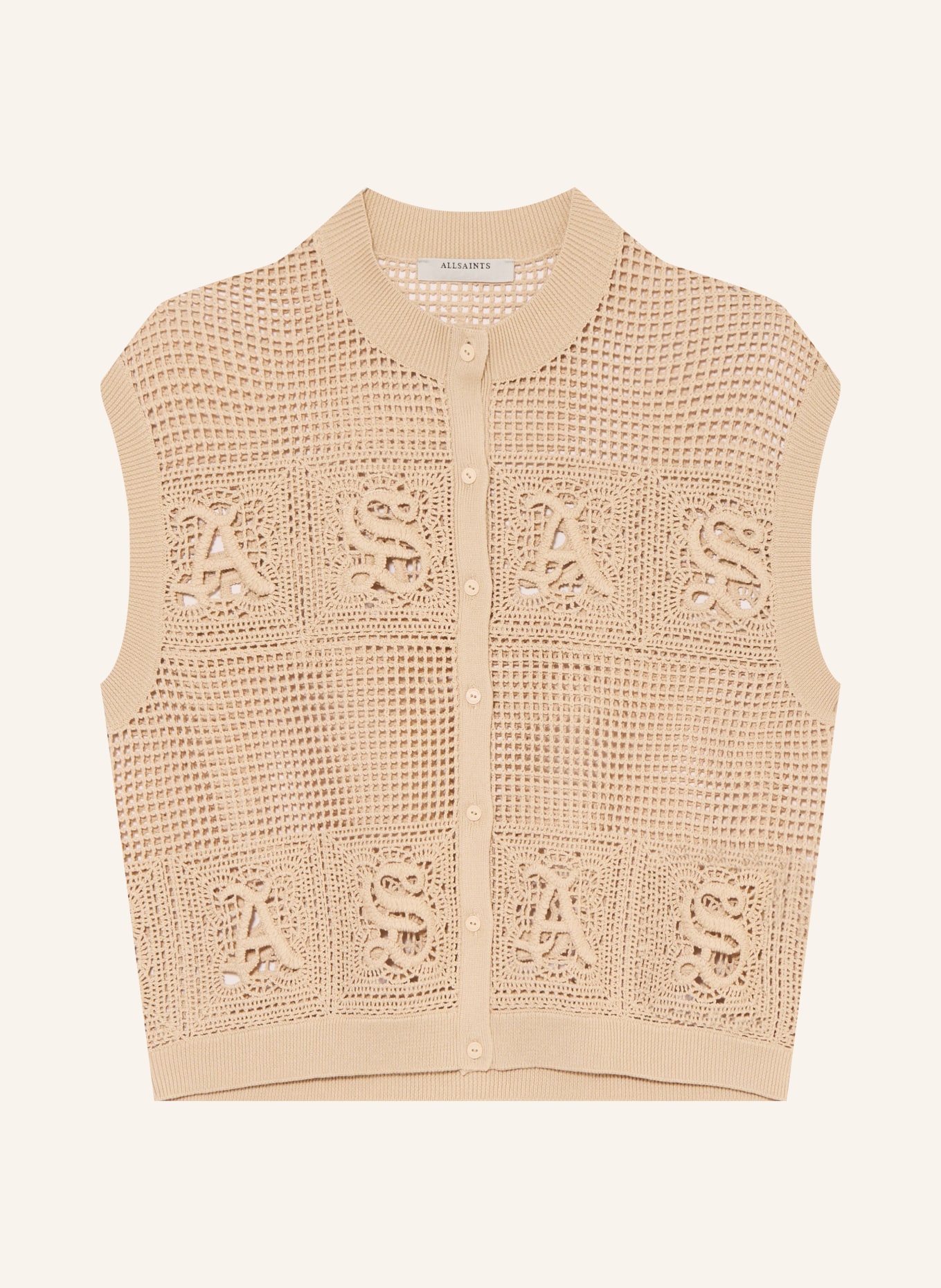ALLSAINTS Strickweste KYRA: CAMEL