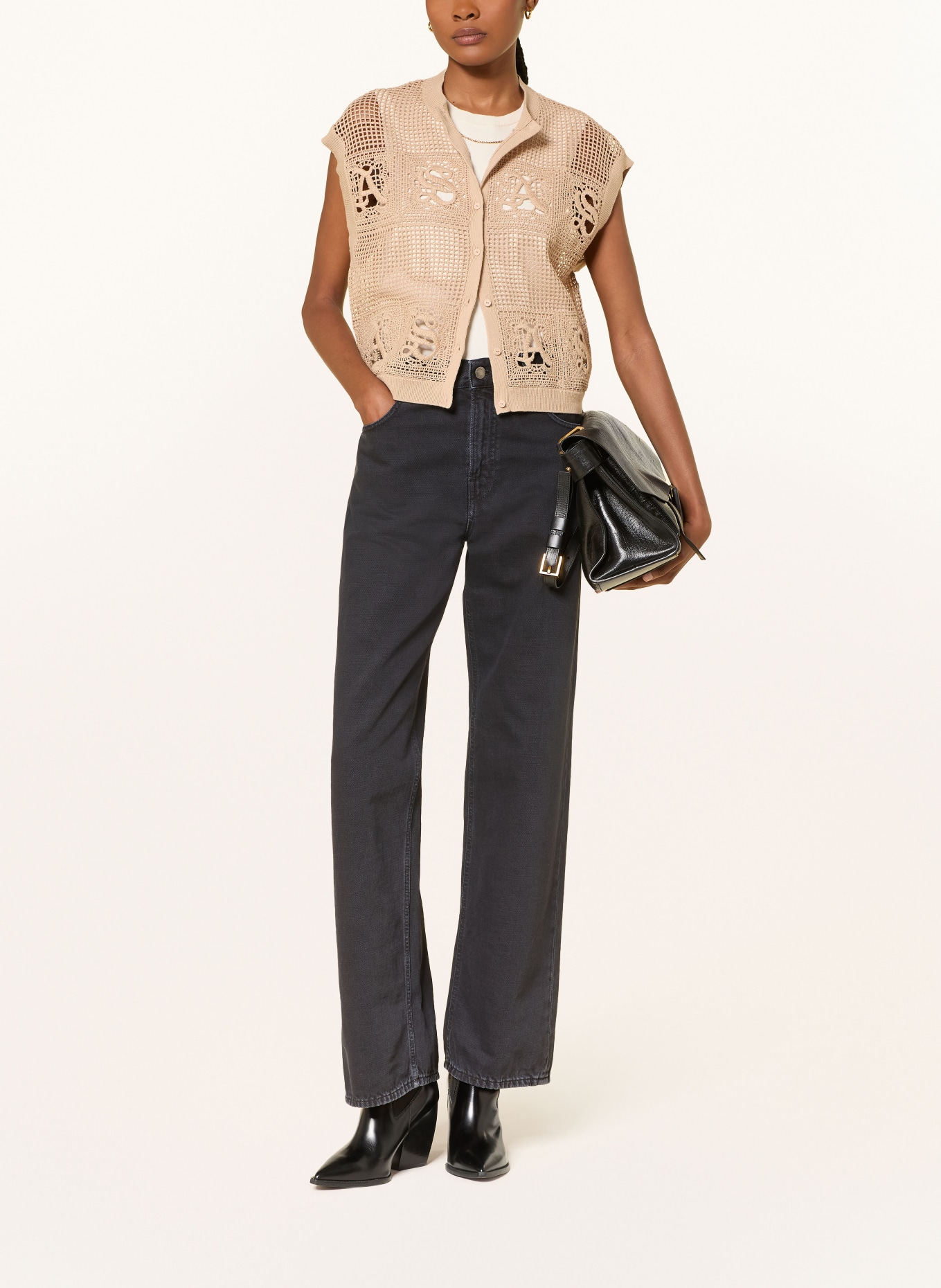 ALLSAINTS Strickweste KYRA: CAMEL