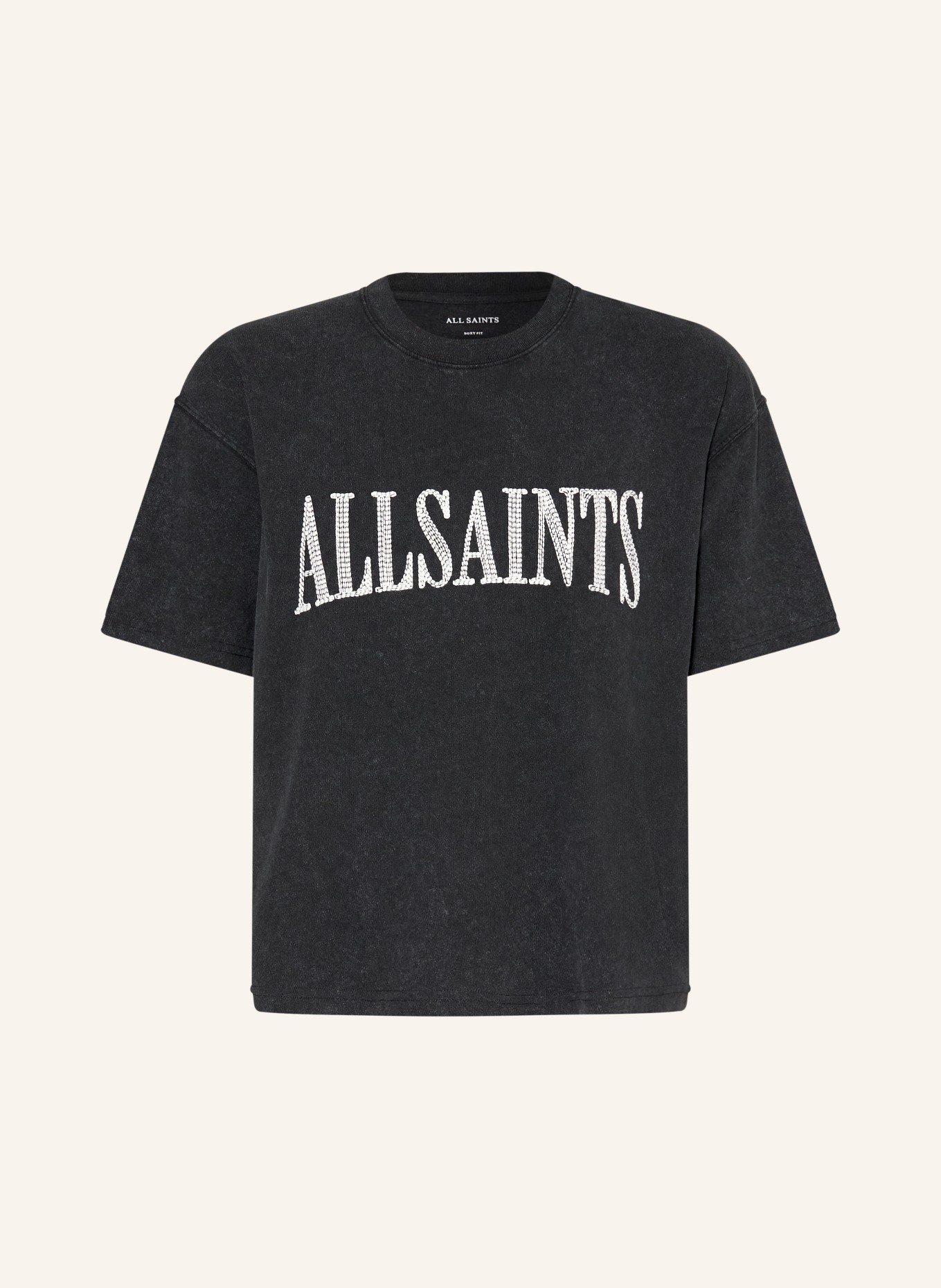 ALLSAINTS T-Shirt DASH: SCHWARZ / WEISS