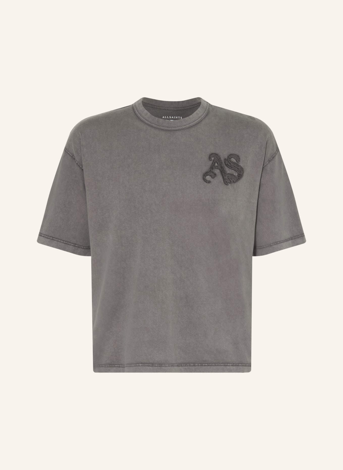 ALLSAINTS T-Shirt INSIGNIA: DUNKELGRAU