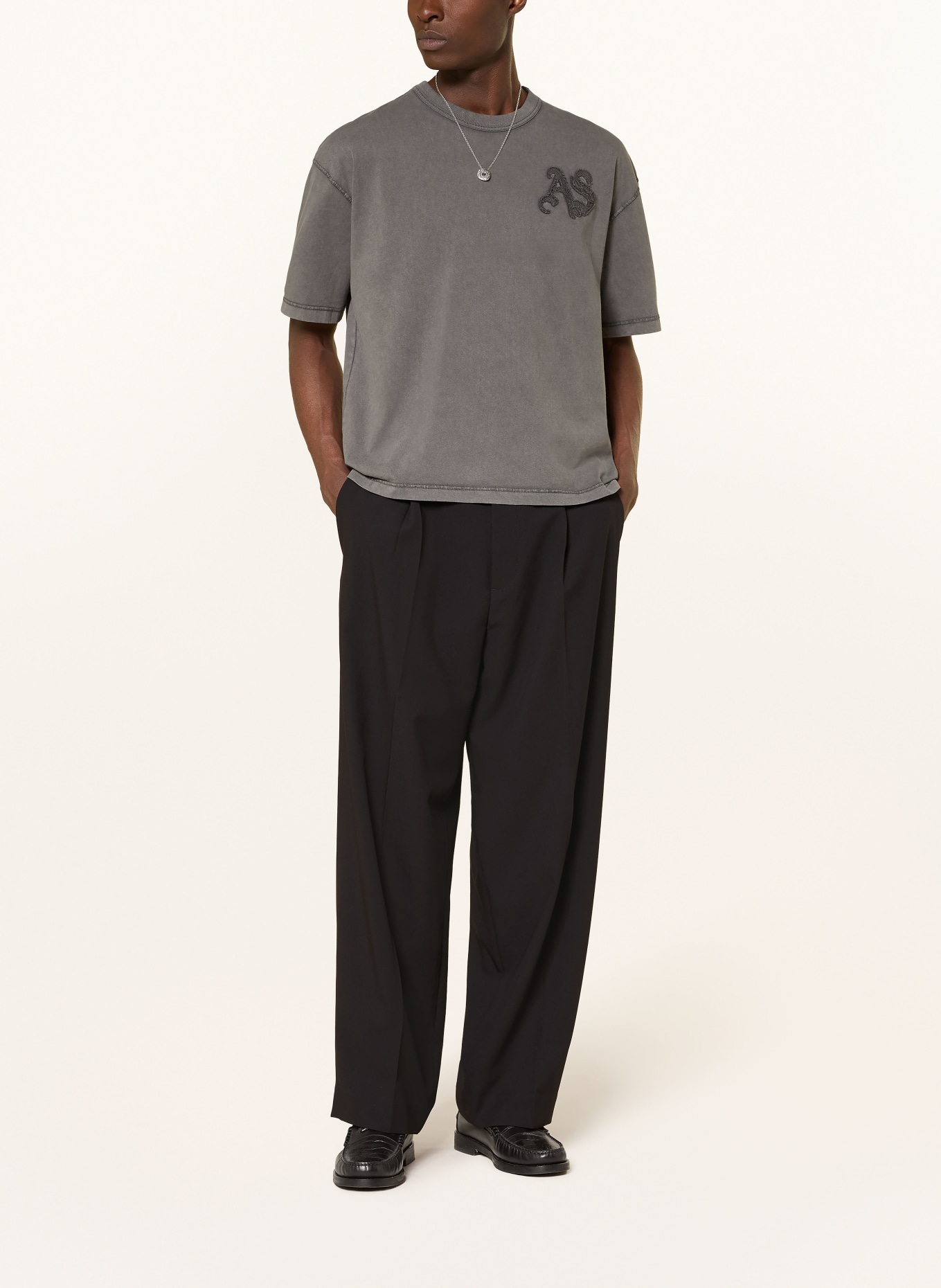 ALLSAINTS T-Shirt INSIGNIA: DUNKELGRAU