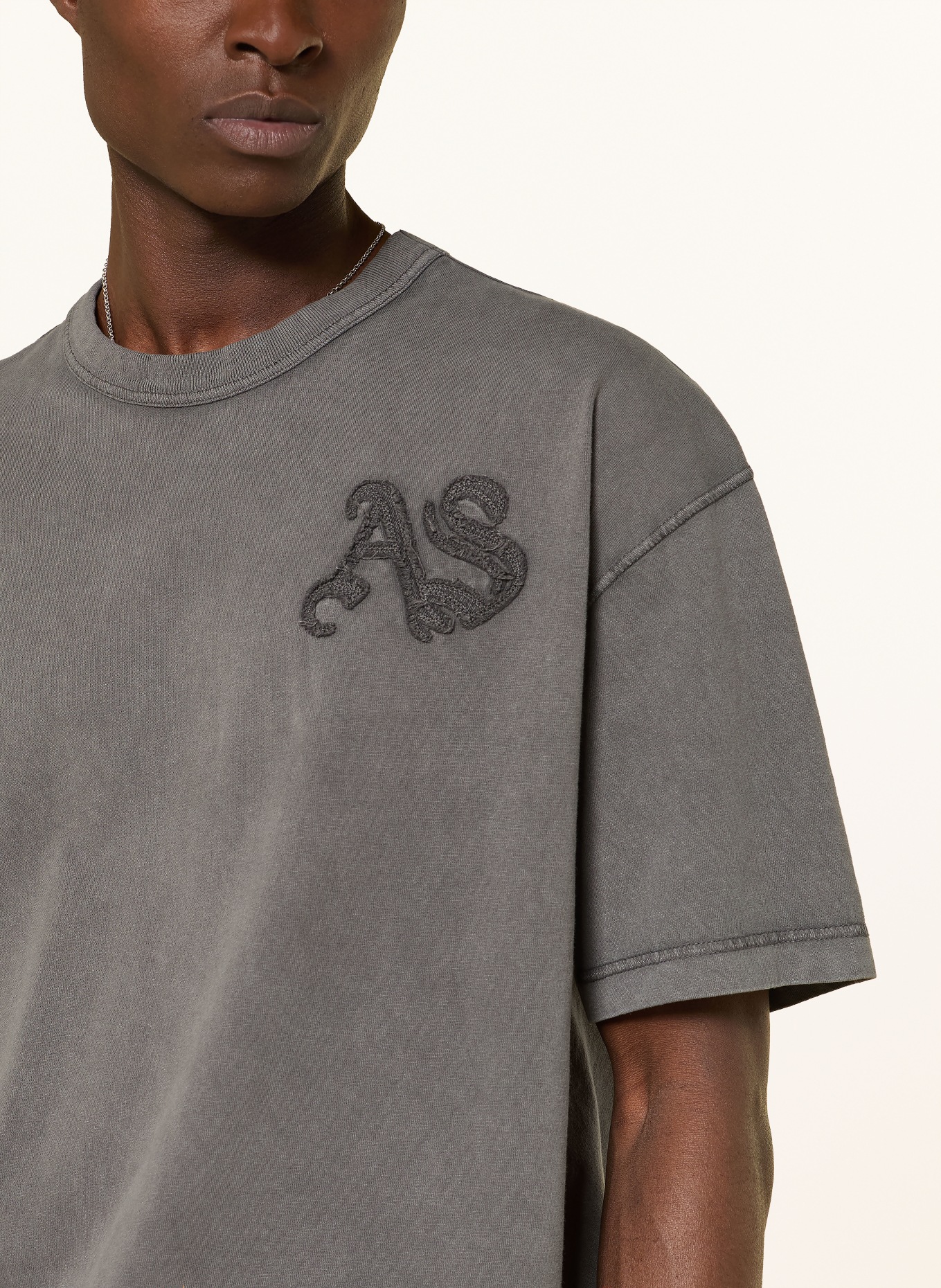 ALLSAINTS T-Shirt INSIGNIA: DUNKELGRAU