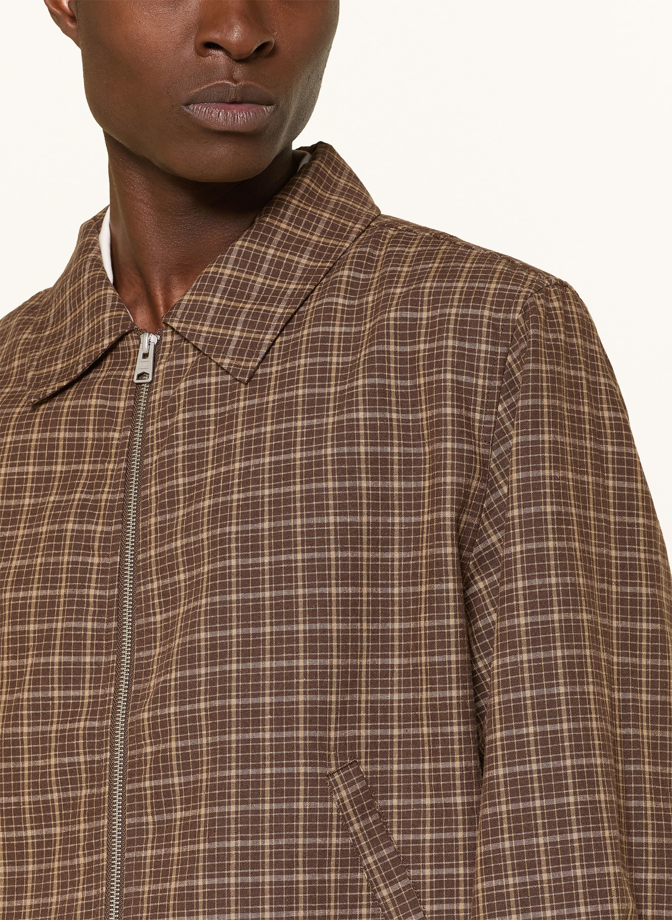 ALLSAINTS Overjacket LAKESHAW: BRAUN / BEIGE