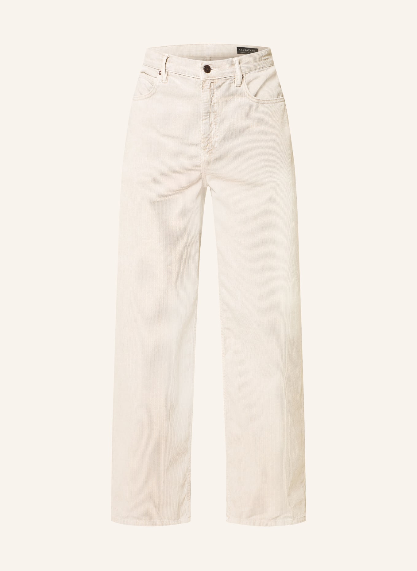 ALLSAINTS Cordbroek LENNY Regular Fit: BEIGE