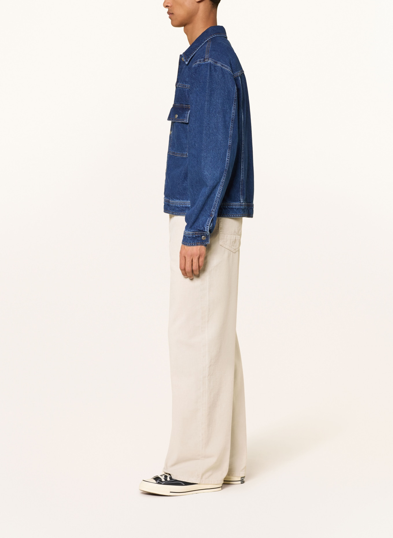 ALLSAINTS Cordbroek LENNY Regular Fit: BEIGE