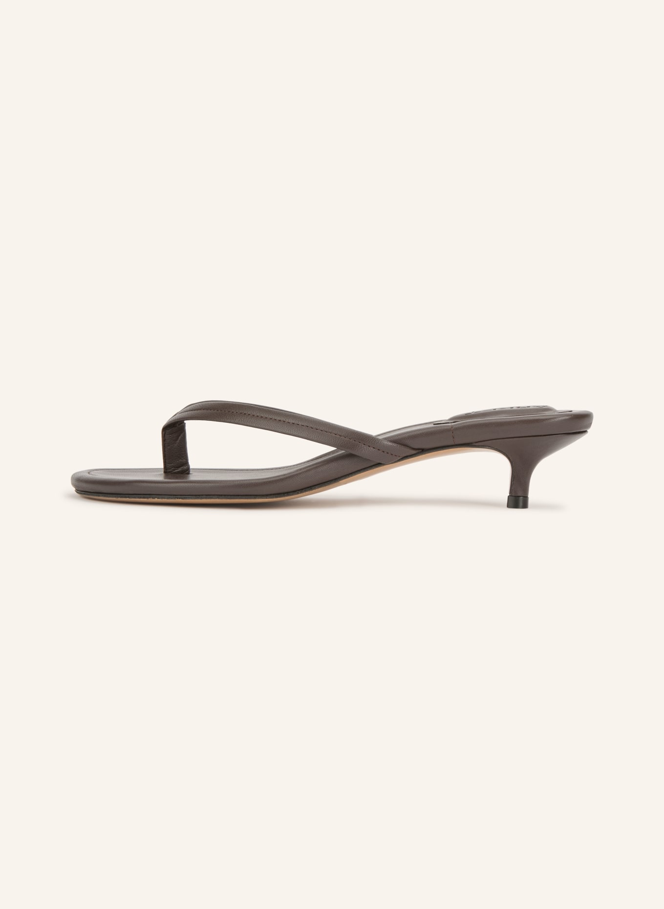 ARKET Thong sandals: DARK BROWN