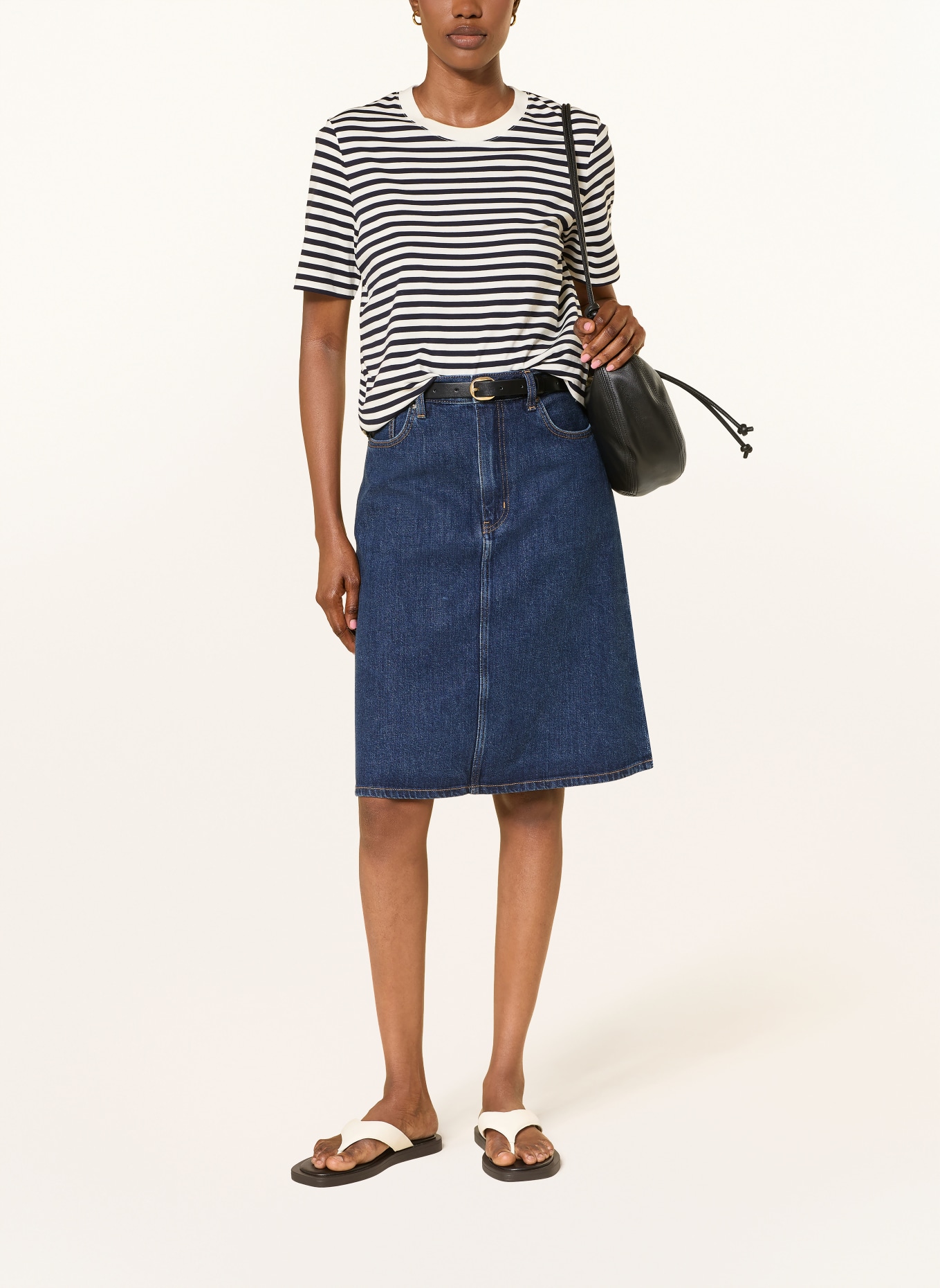 ARKET Jupe en jean: BLEU FONCÉ