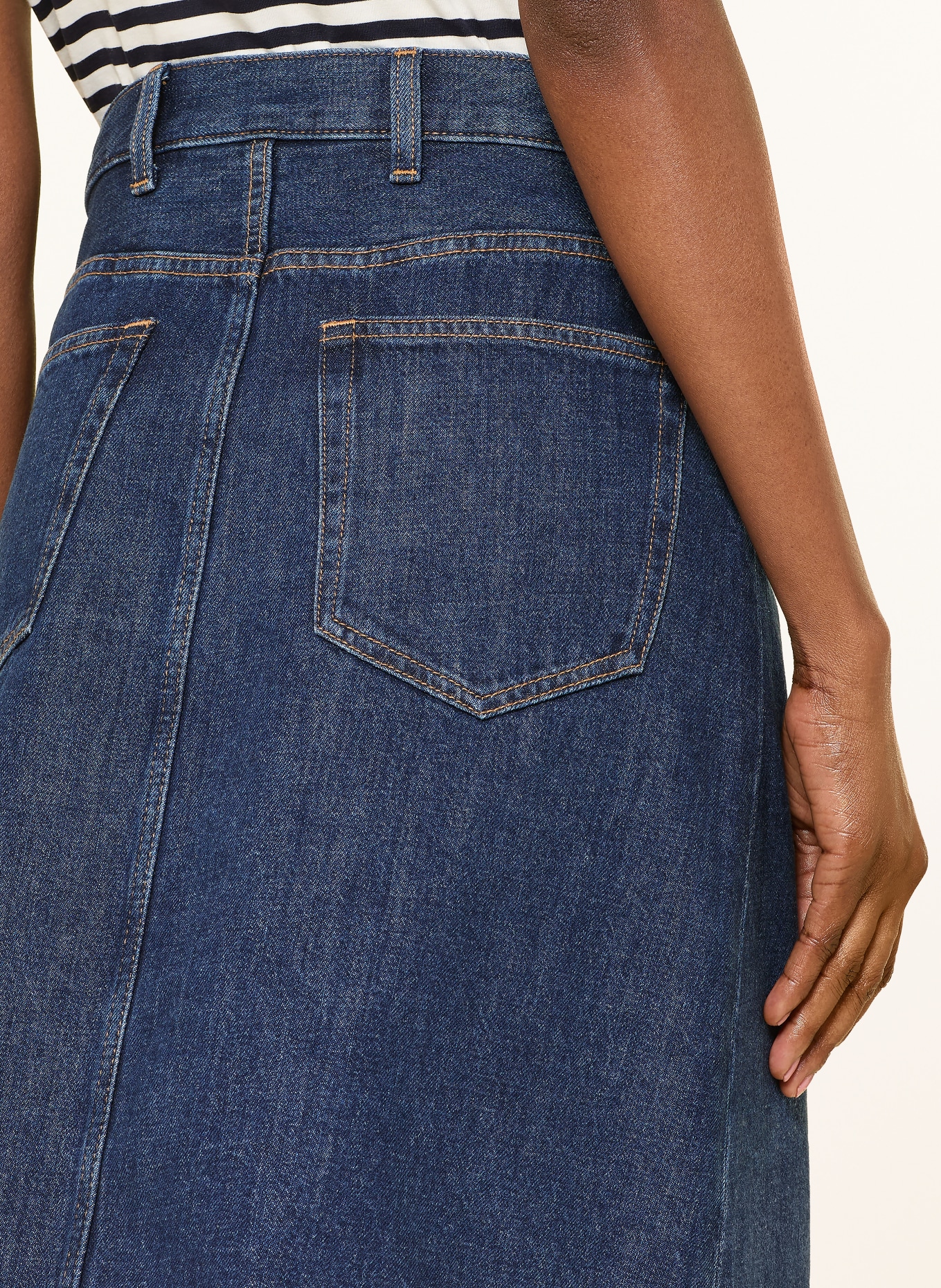 ARKET Jupe en jean: BLEU FONCÉ