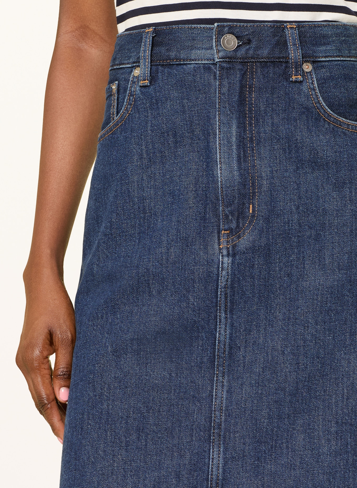 ARKET Jupe en jean: BLEU FONCÉ