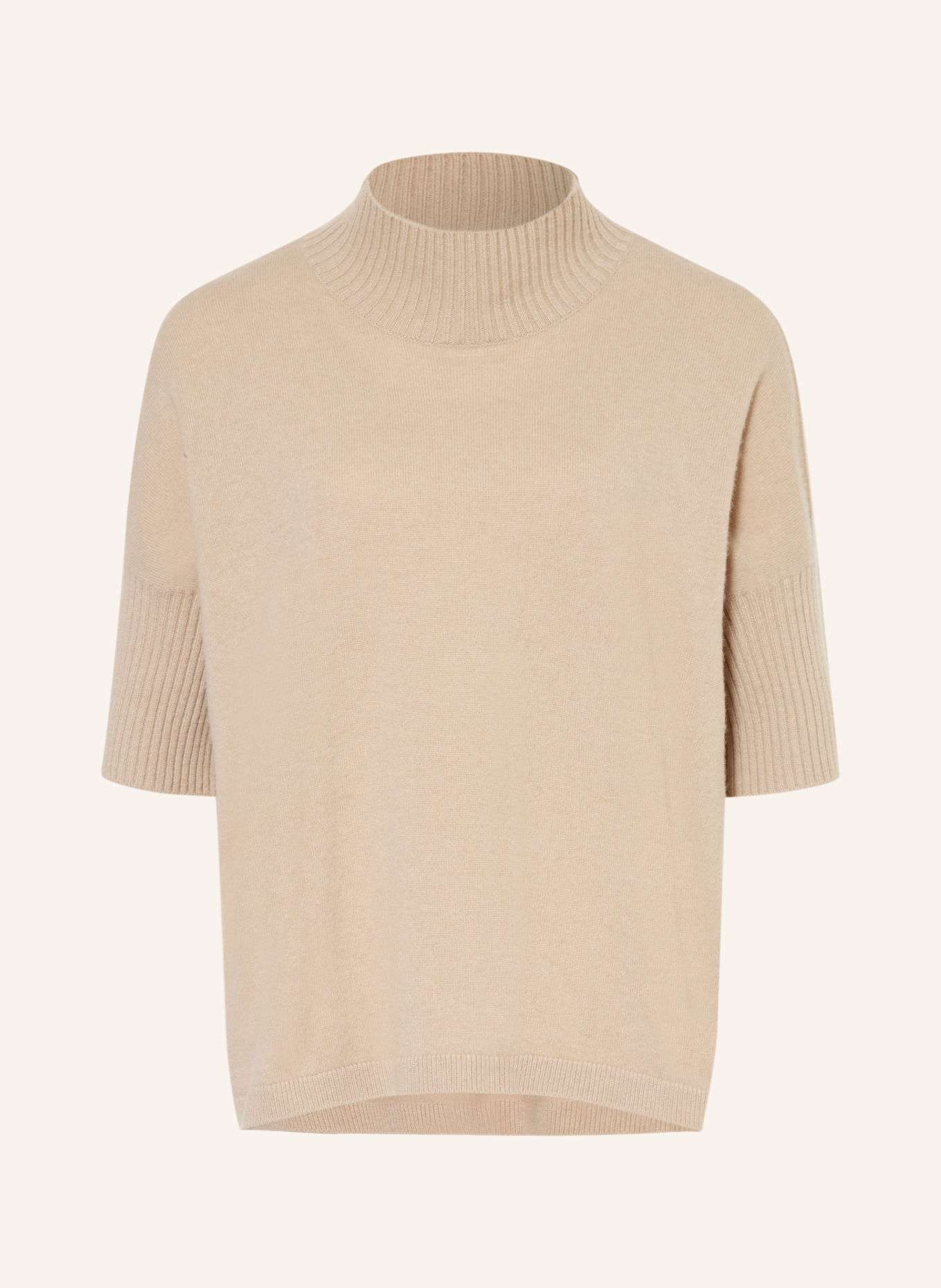 ANTONELLI firenze Pull en maille à manches 3/4 et cachemire: BEIGE