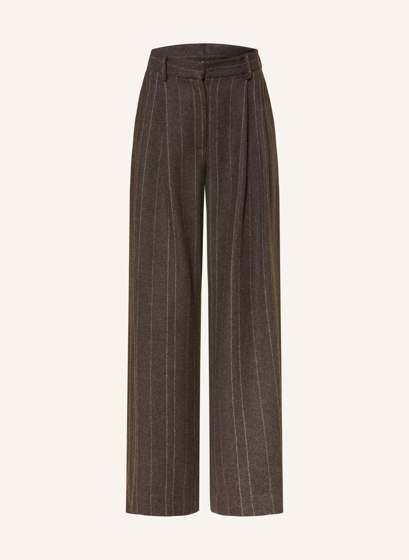 ANTONELLI firenze Marlenehose PALMA: DUNKELBRAUN / BEIGE
