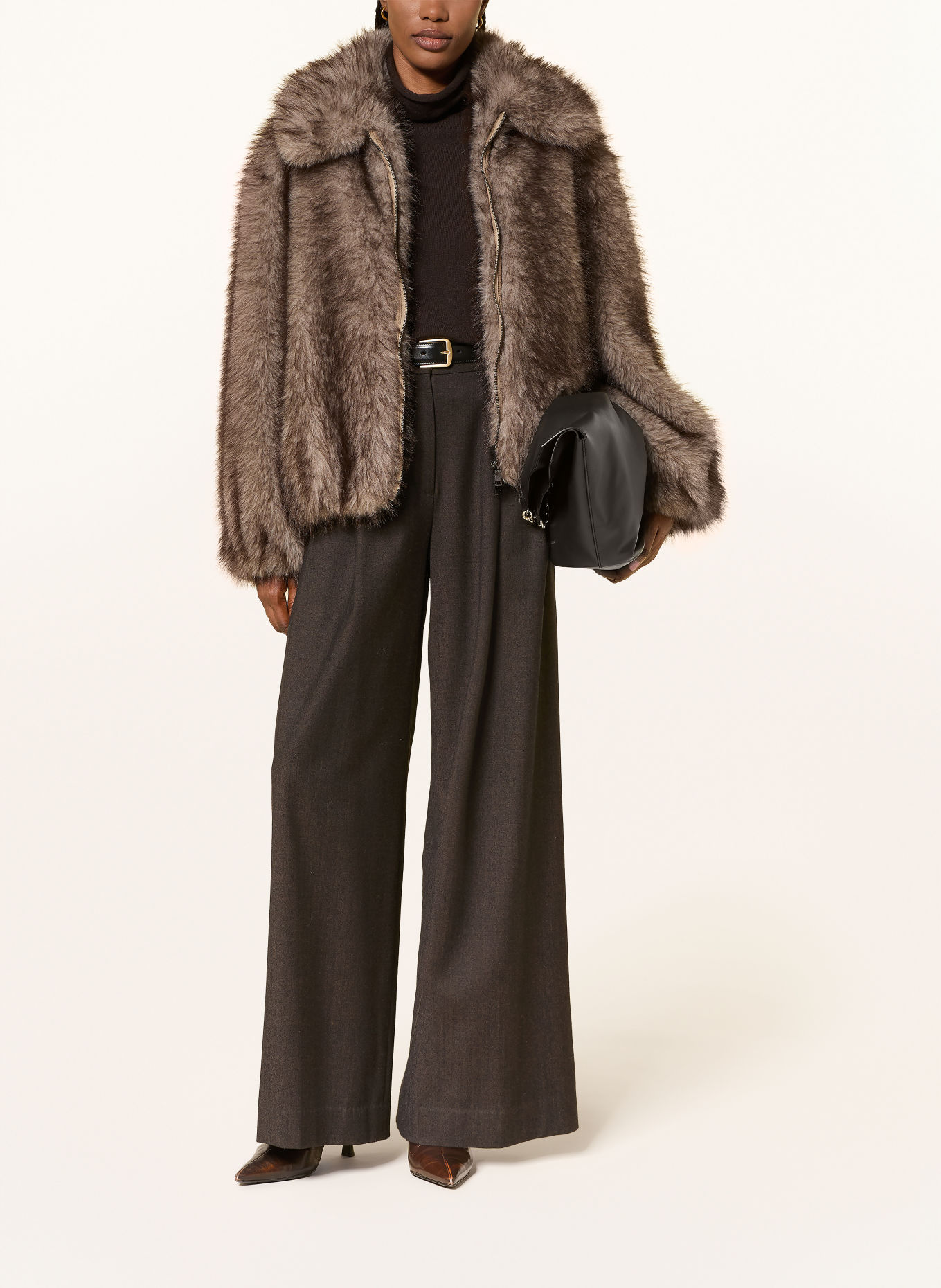 ANTONELLI firenze Kunstbontjas: BEIGE / MARRON FONCÉ