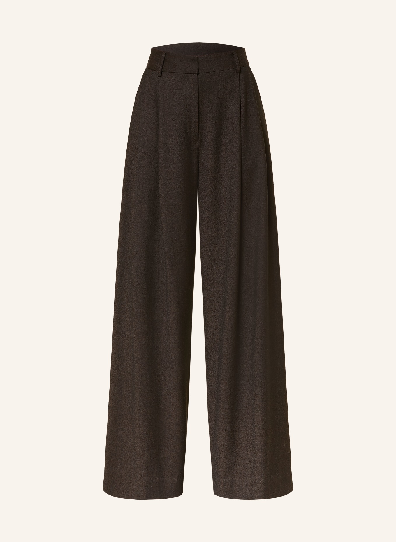 ANTONELLI firenze Marlene pants: DARK GRAY / DARK BROWN