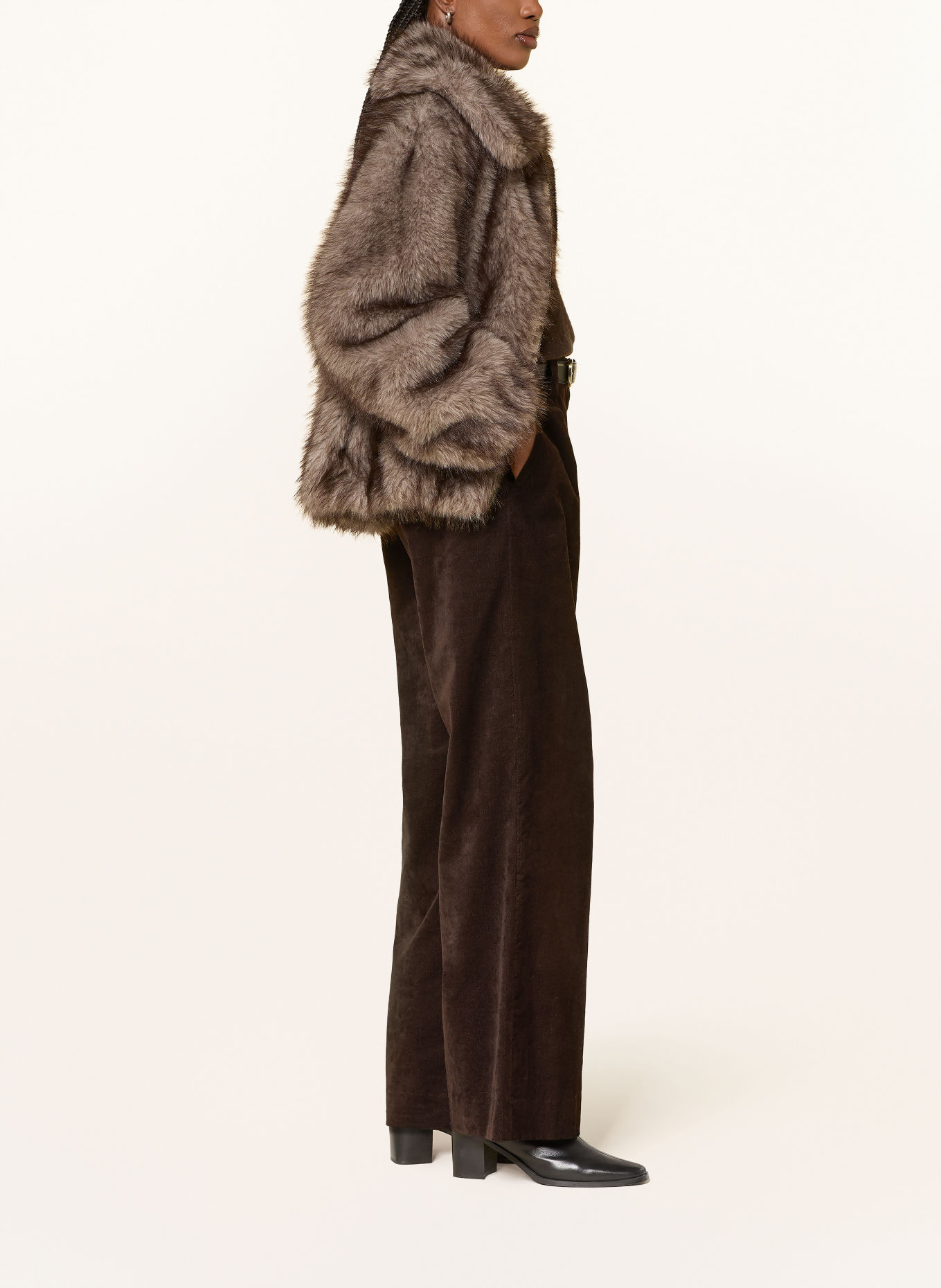 ANTONELLI firenze SINGAPORE Trousers: DARK BROWN