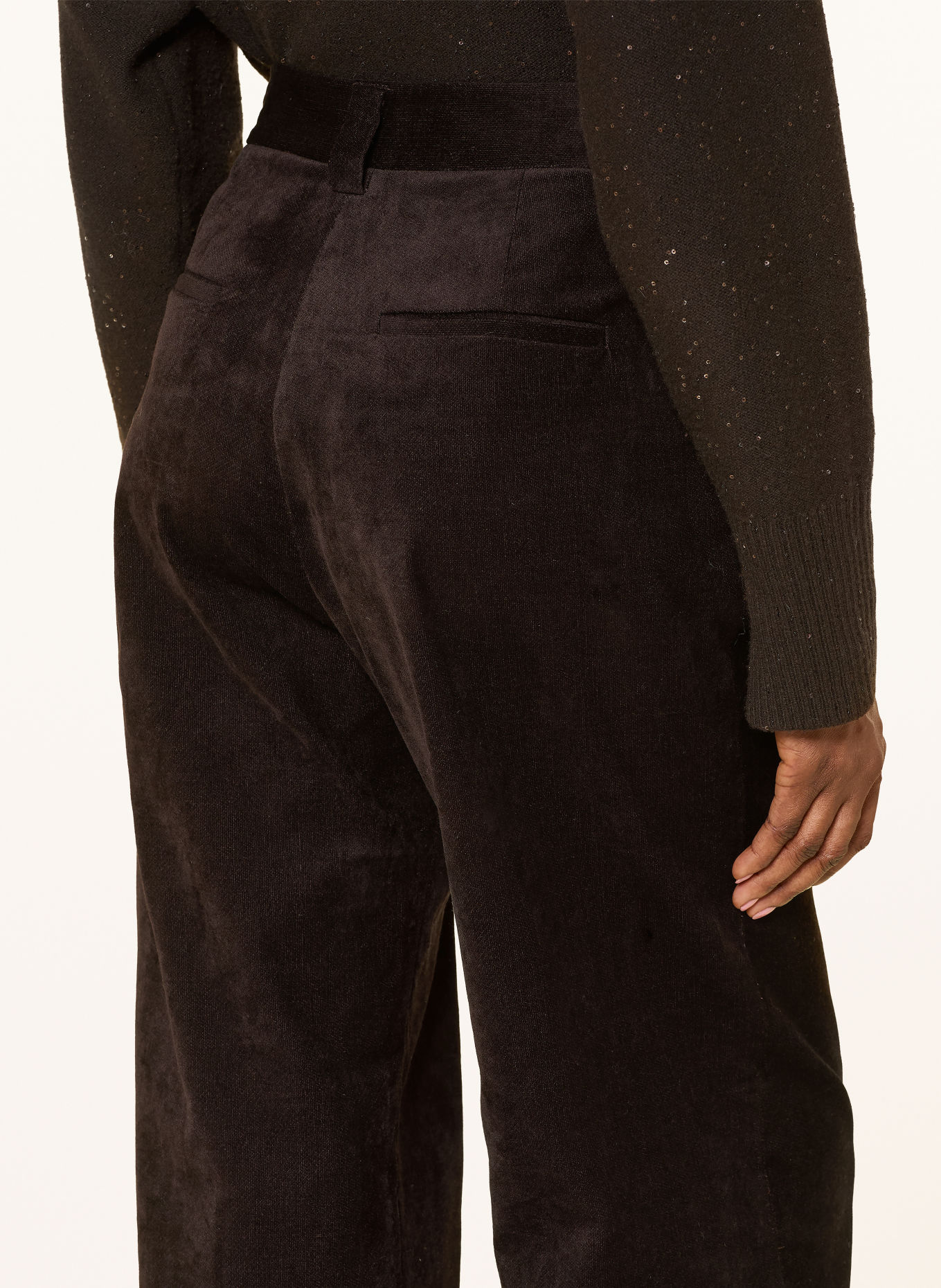 ANTONELLI firenze SINGAPORE Trousers: DARK BROWN