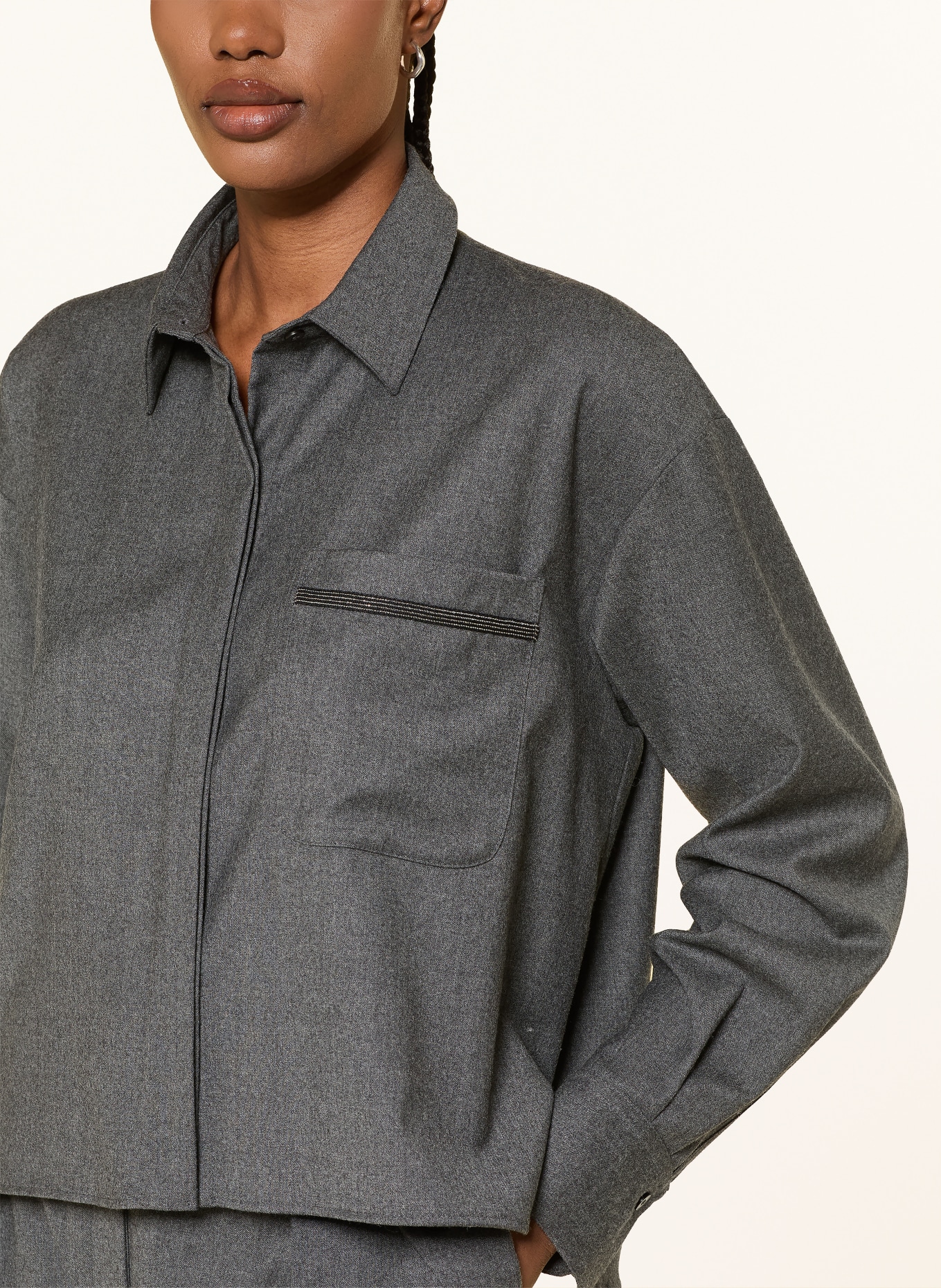 ANTONELLI firenze Overjacket ABELIA: DUNKELGRAU