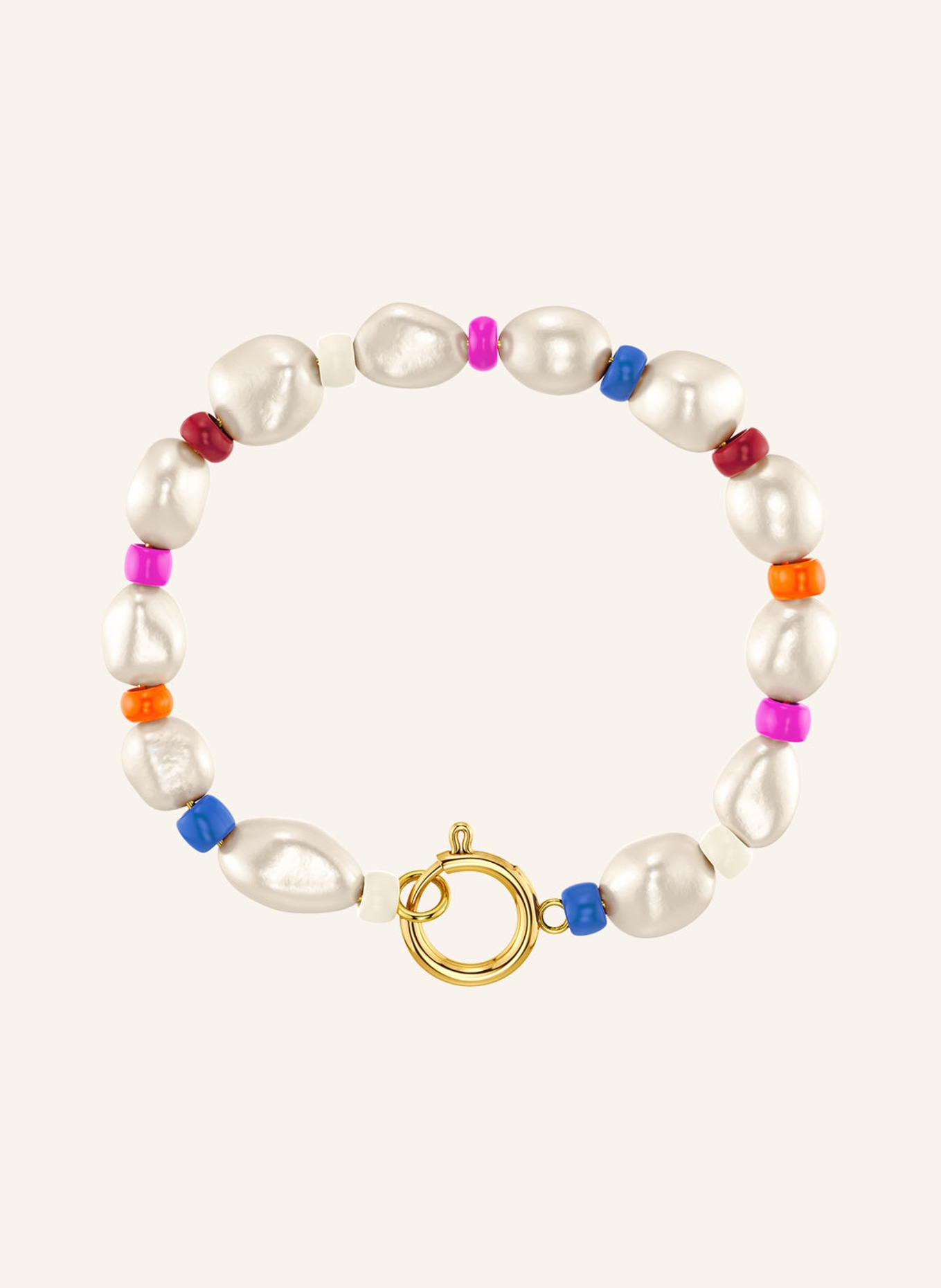 EDBLAD Armband VOYAGE: GOLD / PINK / ORANGE