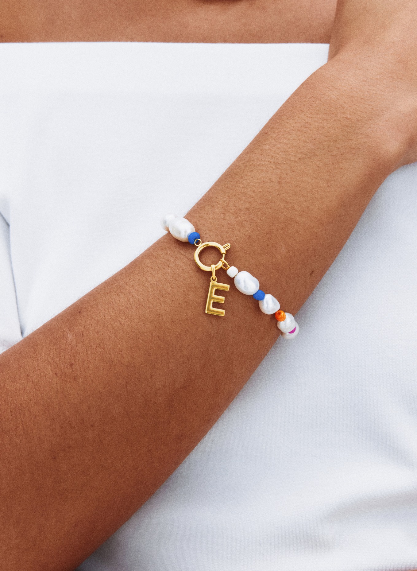 EDBLAD Armband VOYAGE: GOLD / PINK / ORANGE