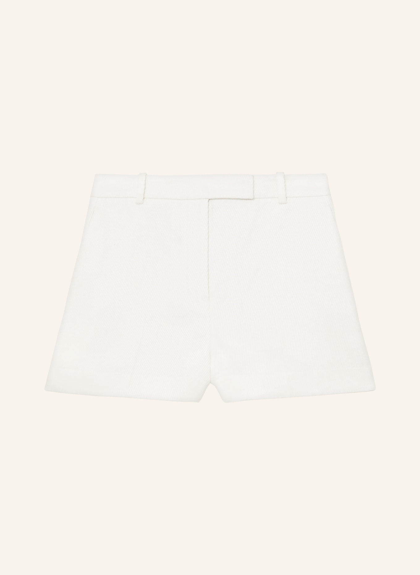 REISS Korte broek van linnen: WIT