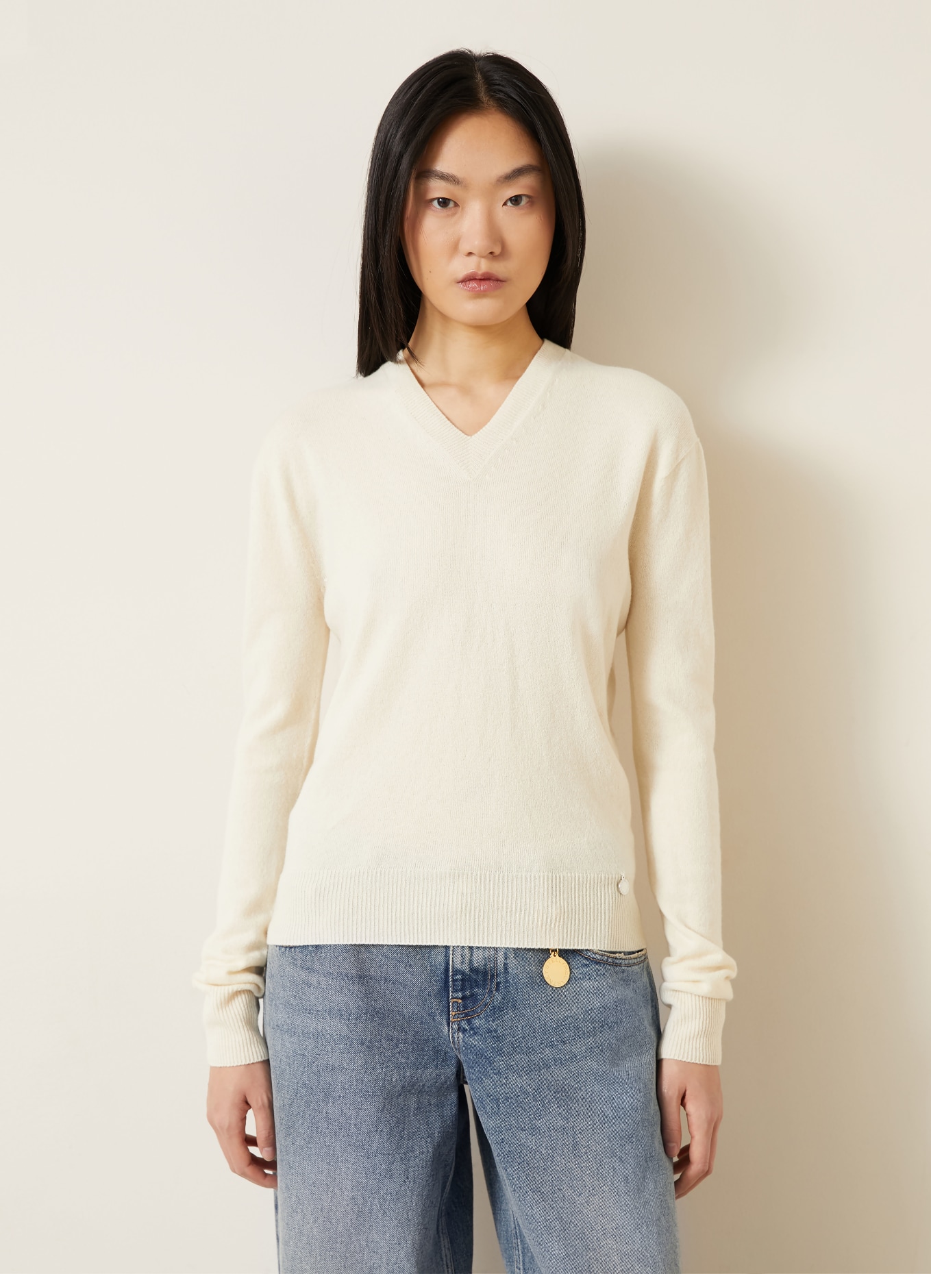 STELLA McCARTNEY Pull en cachemire: ÉCRU