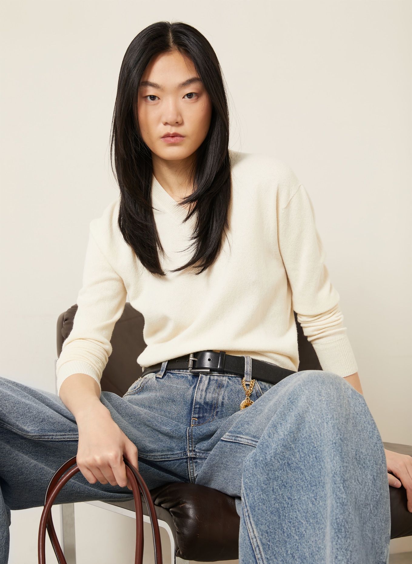 STELLA McCARTNEY Pull en cachemire: ÉCRU